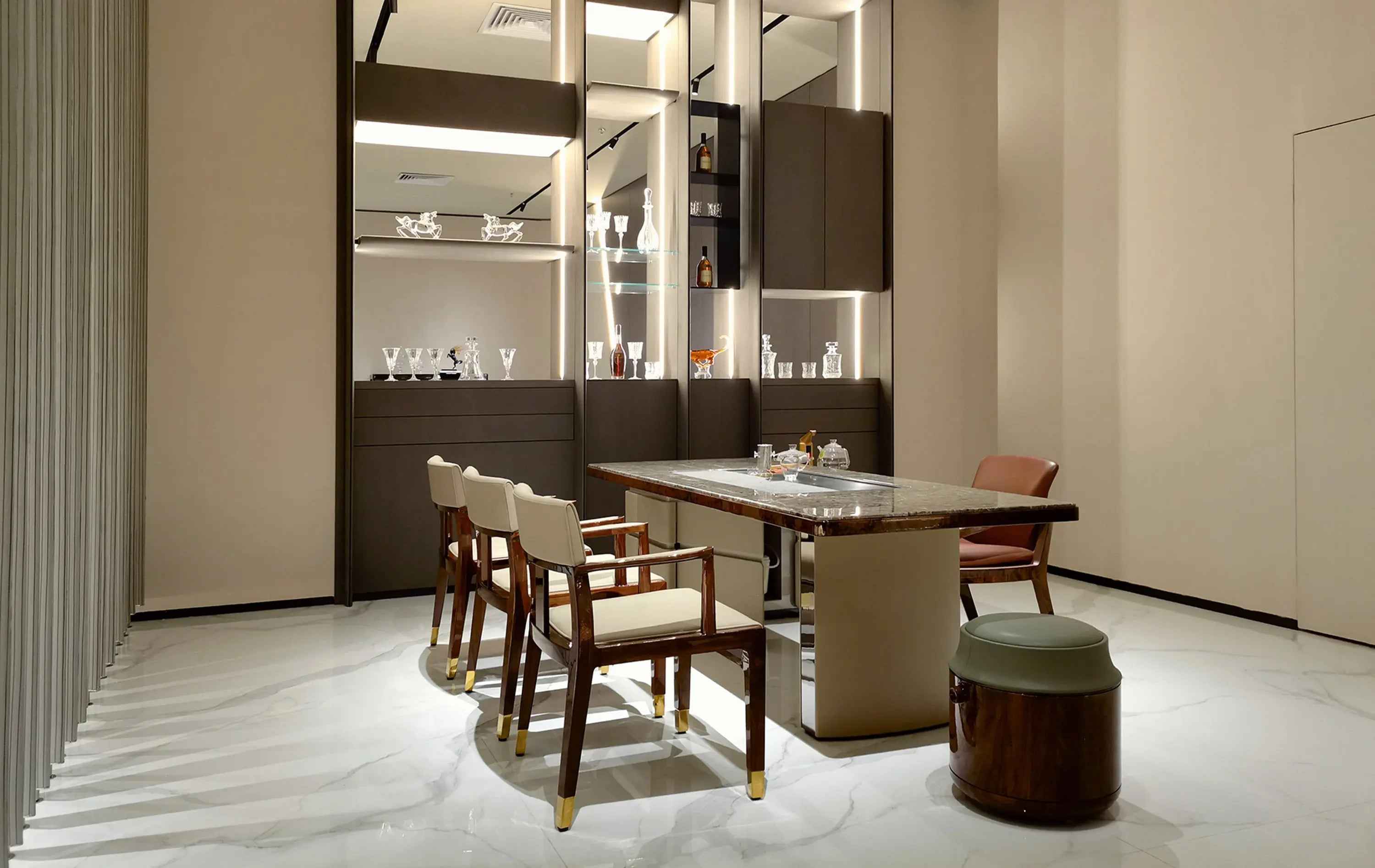 Luxury leather modern chair dining room restaurant chairs W013D5 Bentley style Belgravia Chair dining chair