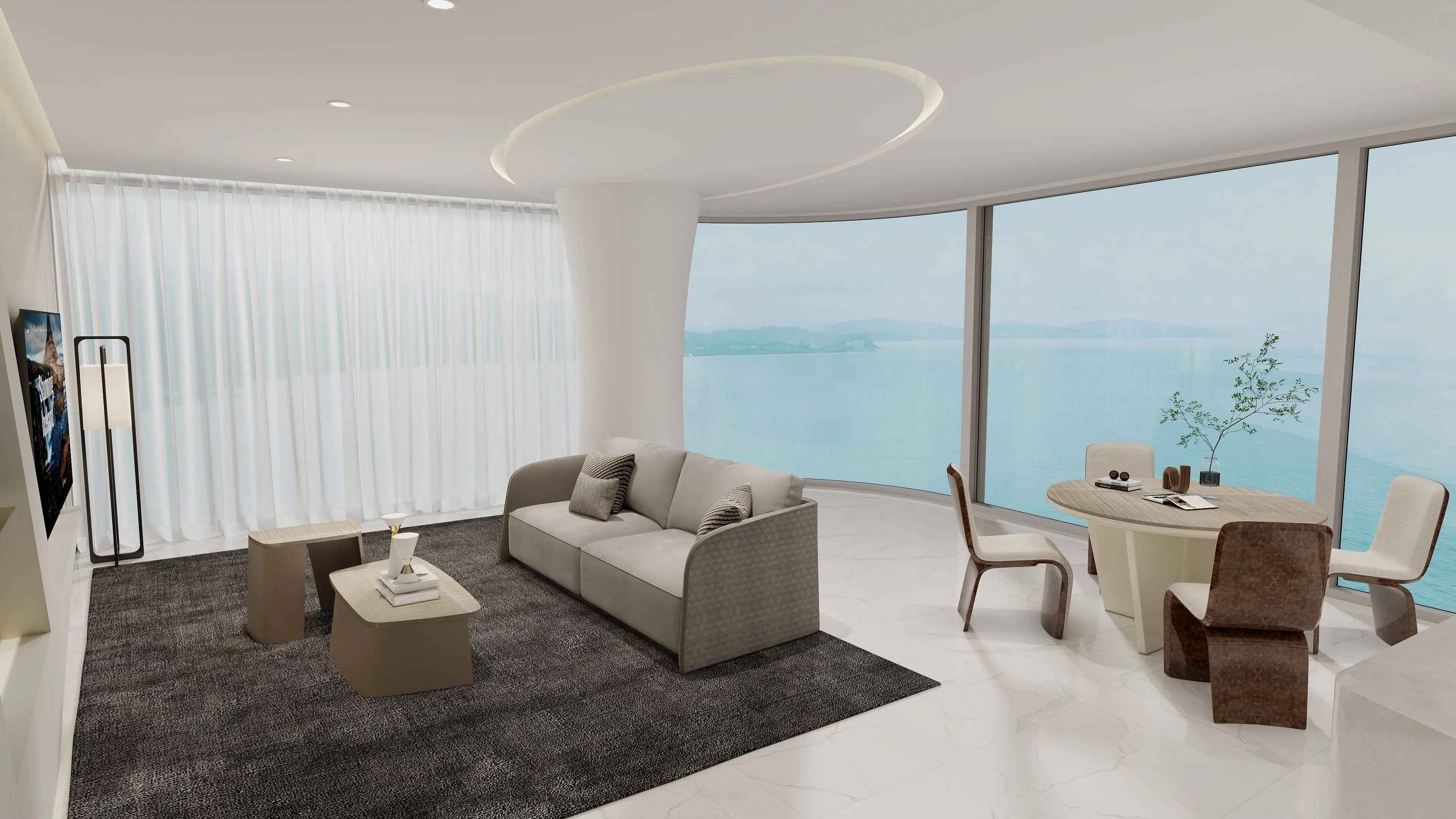 Luxury style modern minimalist marble round dining table W001D1B Bentley style Madeley Table,Dining Table