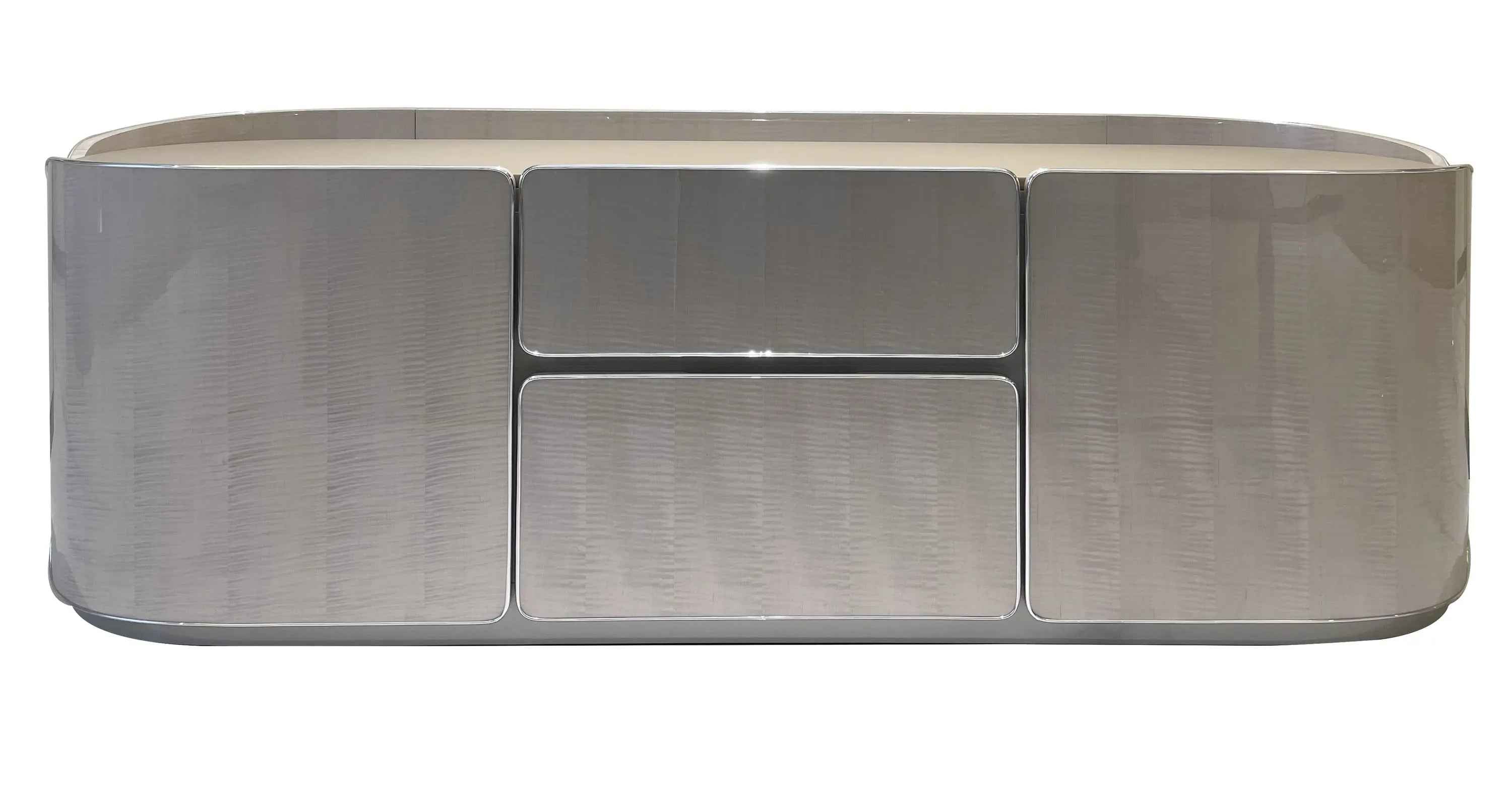 Marble Countertop TV Stand: Elegant Living Room Centerpiece W010H12E Bentley TV Cabinet