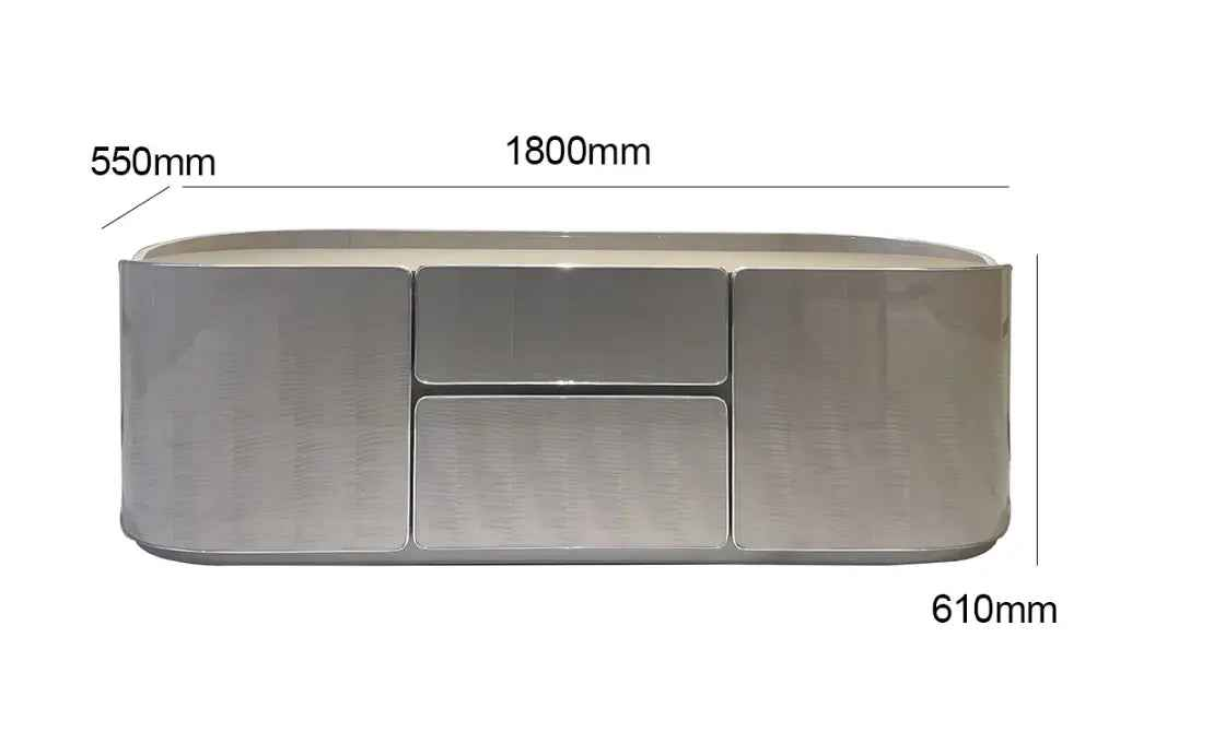 Marble Countertop TV Stand: Elegant Living Room Centerpiece W010H12E Bentley TV Cabinet