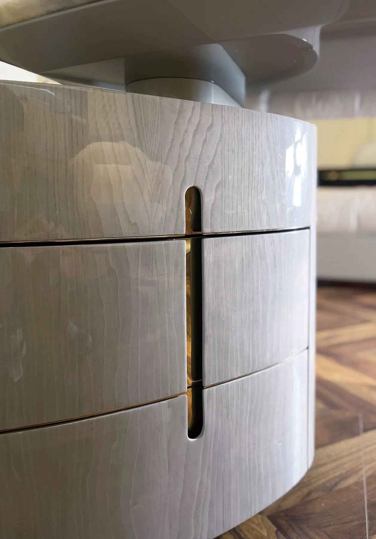 Marble Top High Gloss Home Office Table W012S28 Visionnaire Boss Table