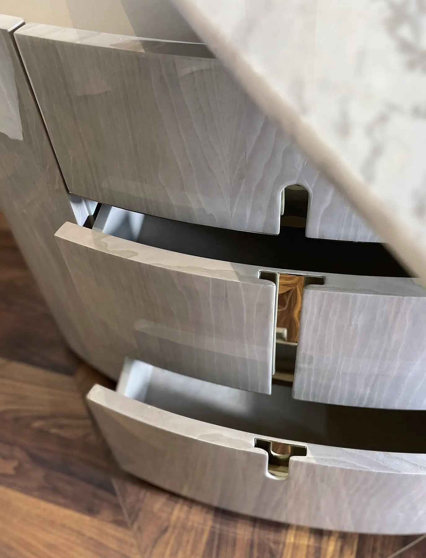 Marble Top High Gloss Home Office Table W012S28 Visionnaire Boss Table