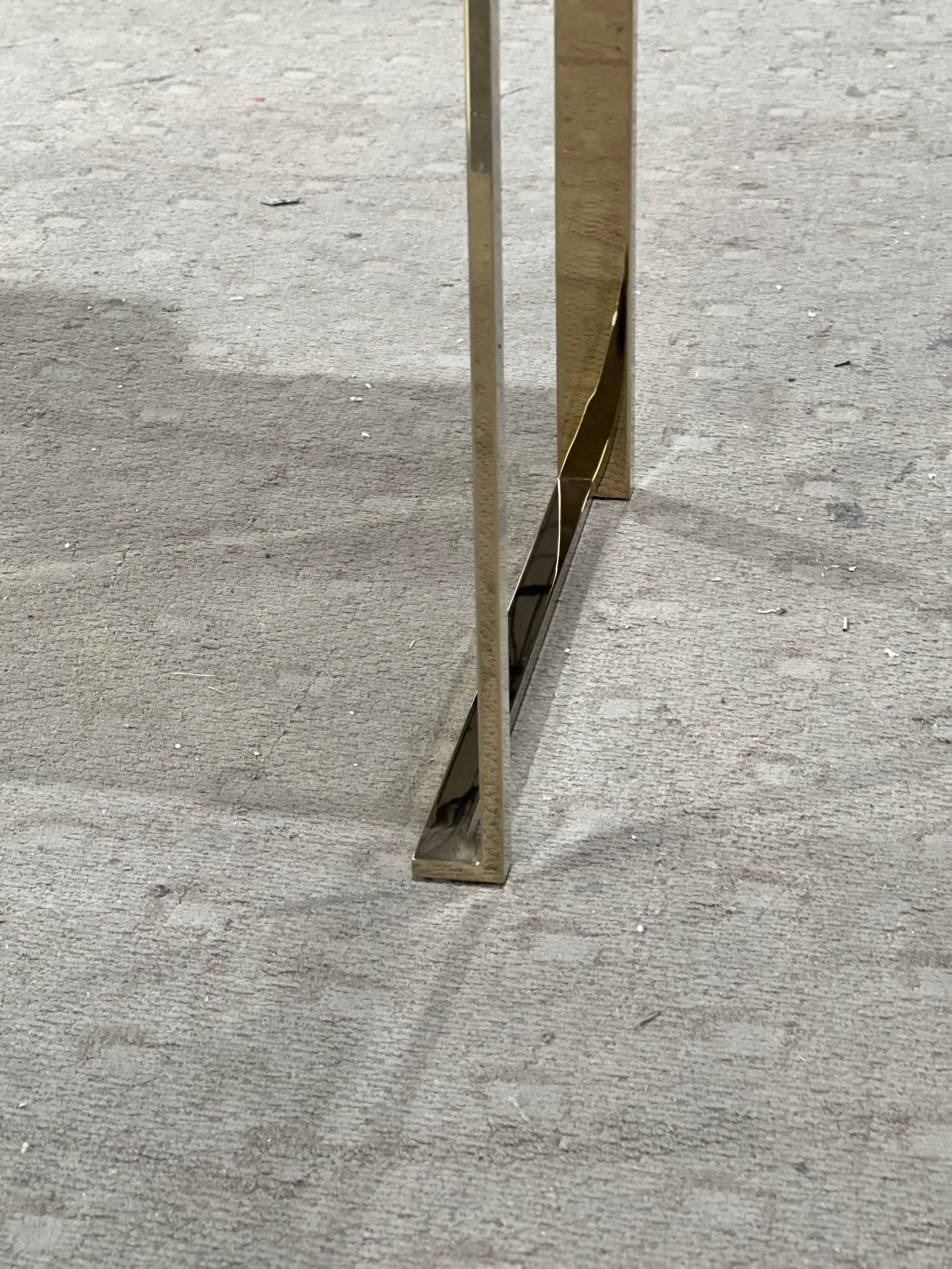 Metal Frame Elegant Design Dressing Table With Mirror W009B13B Fendi style Aura Lady Desk Dressing Table