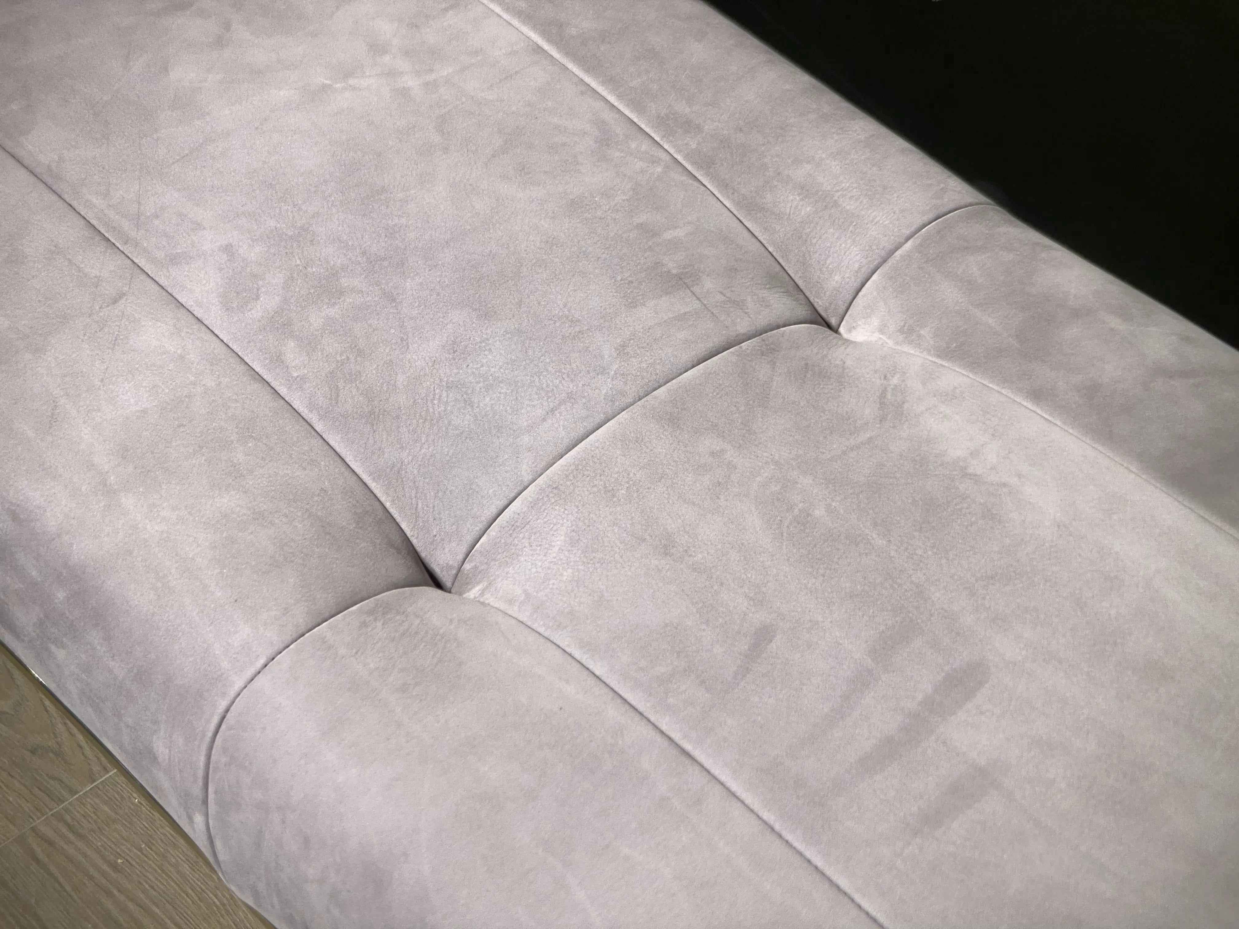 Metal Frame Velvet Upholstery Bedroom Ottoman W009B18B Fendi style Aura bedside stool,bench