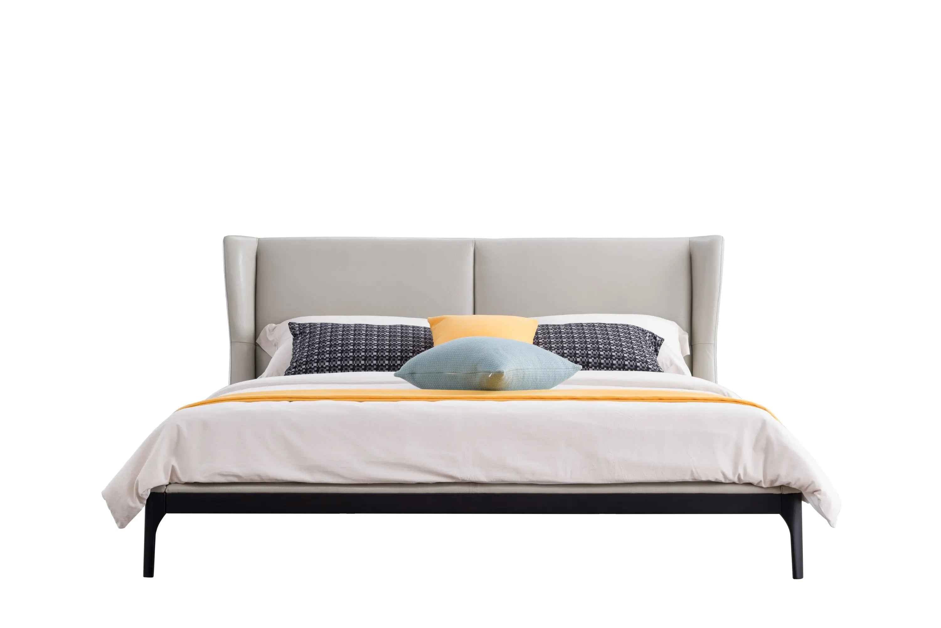 Minimalist Chic Leather KB-VVCASA-BED-VX1-1695-1 Bed