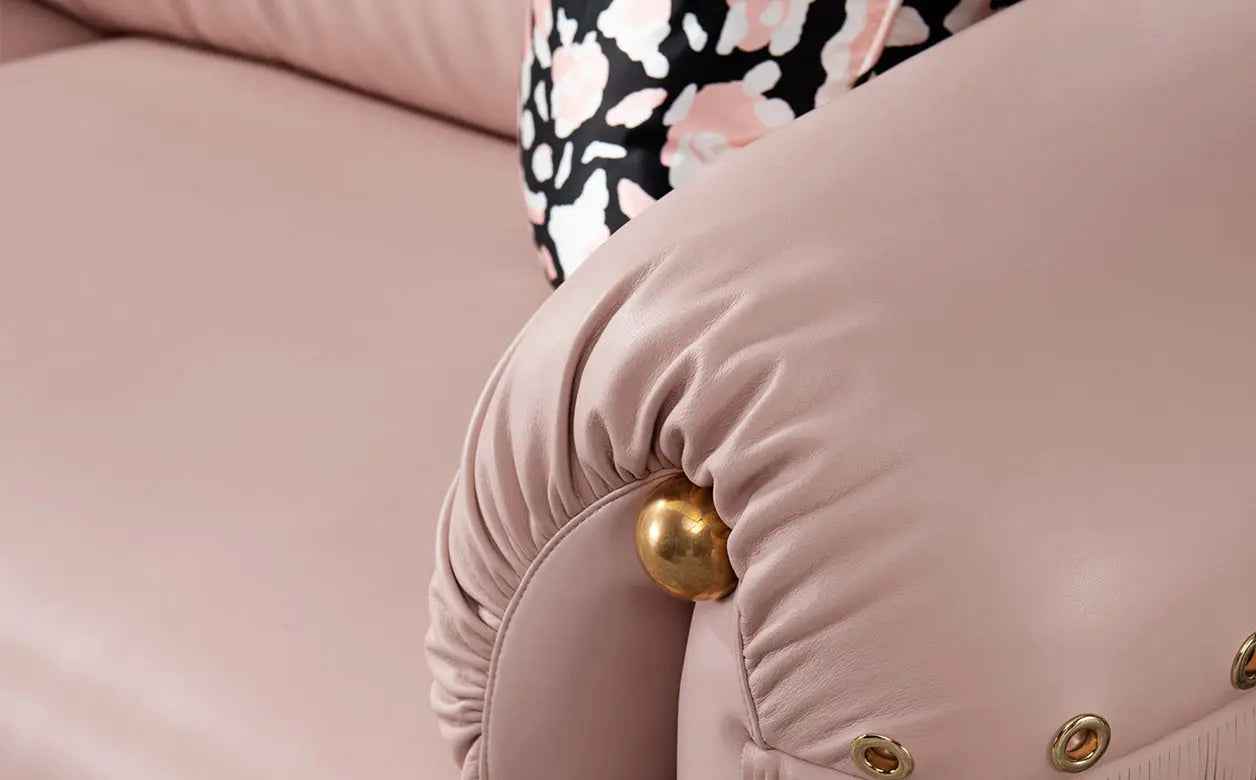 Modern Design Full Leather Living Room Sofa WH311SF2 two seater Modern furniture sofa