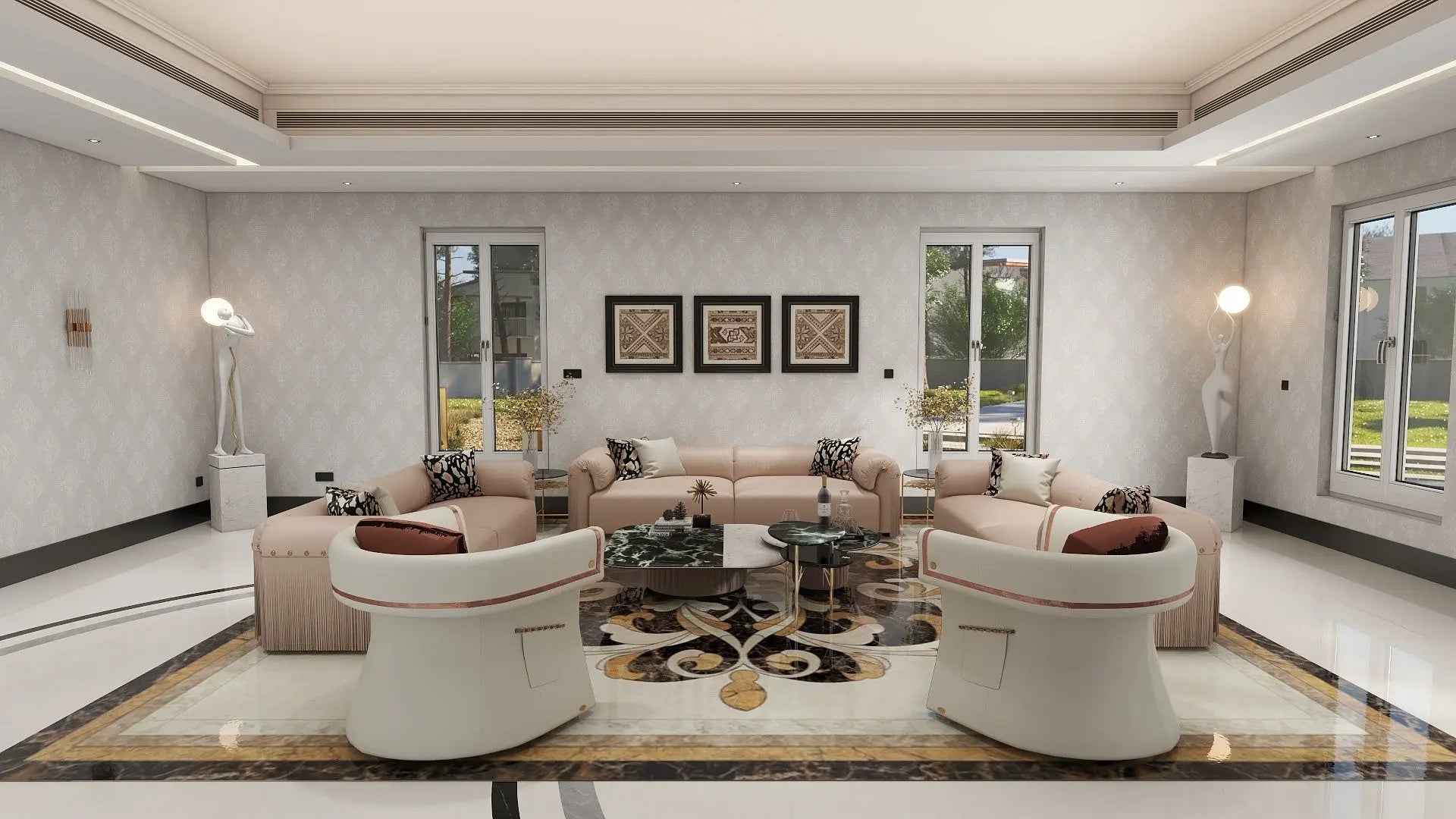 Modern Design Full Leather Living Room Sofa WH311SF2 two seater Modern furniture sofa