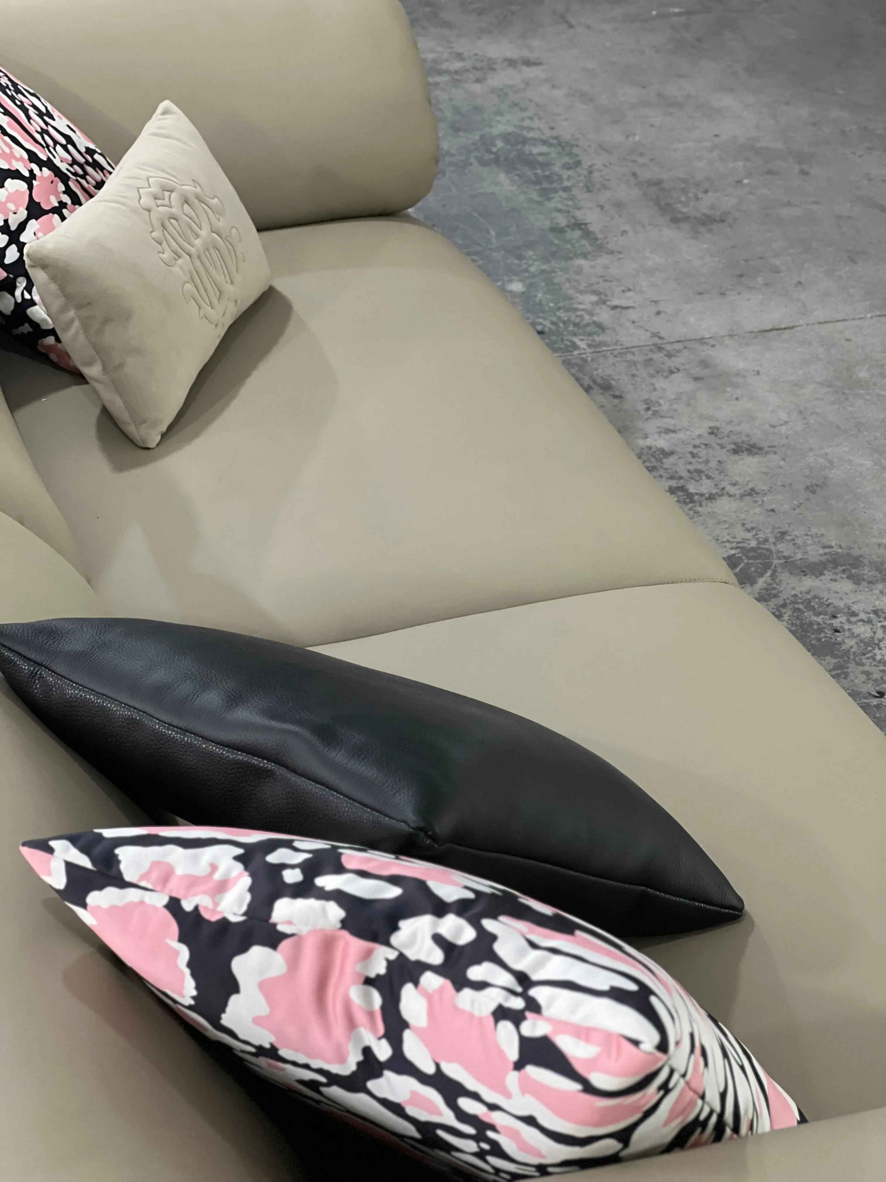 Modern Design Full Leather Living Room Sofa WH311SF2 two seater Modern furniture sofa