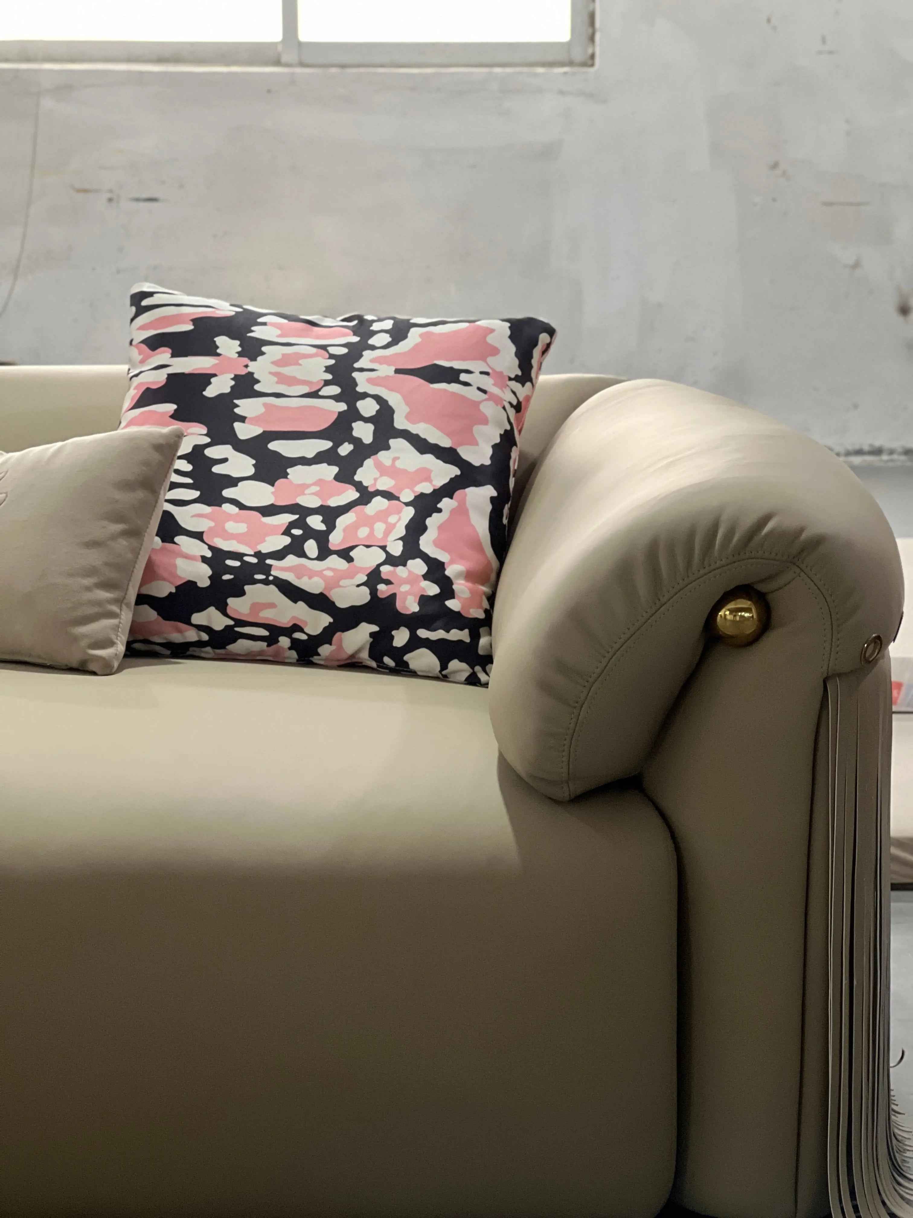 Modern Design Full Leather Living Room Sofa WH311SF2 two seater Modern furniture sofa