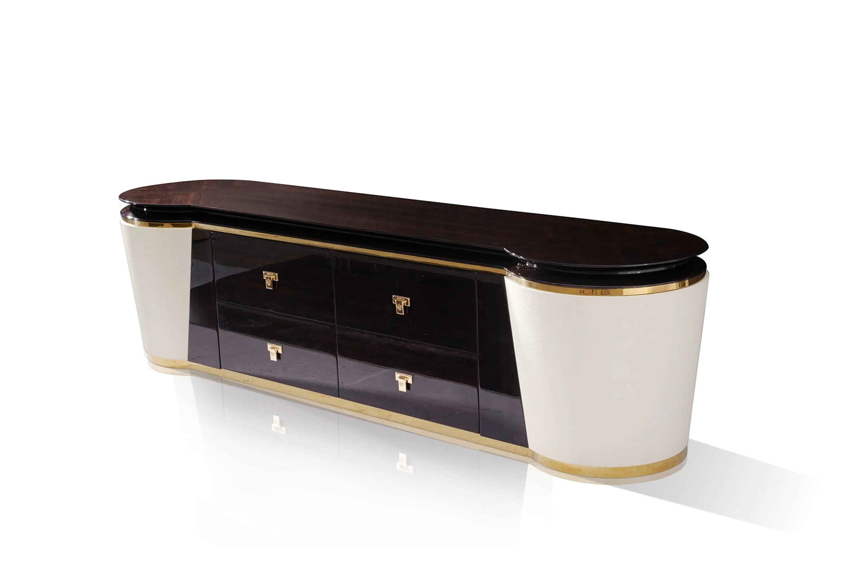 Modern Luxury TV Stand - Contemporary Entertainment Center W008H12 Bentley TV Cabinet