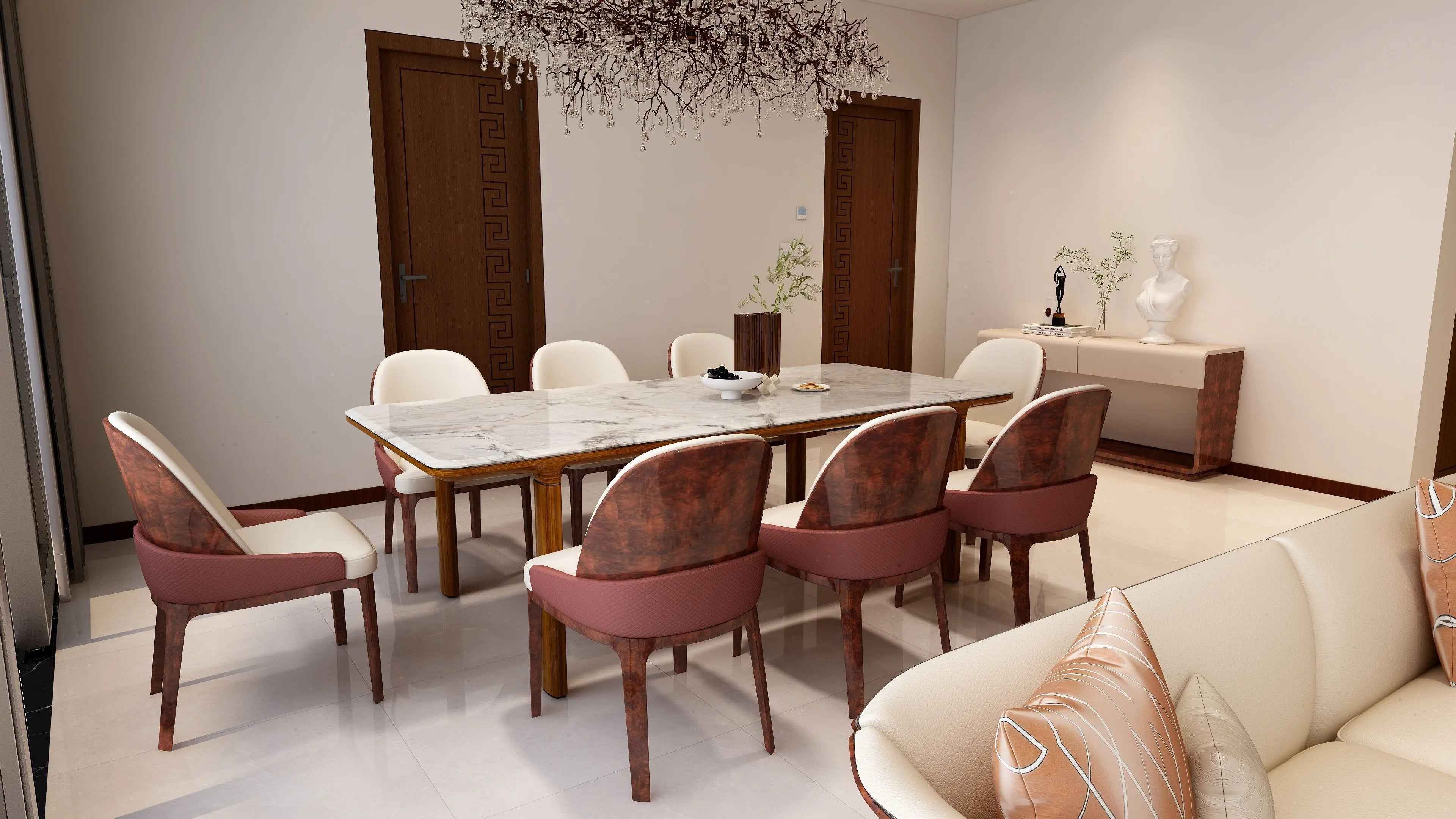 Modern Marble Dining Table W016D1 Bentley Dining Table,long dining table