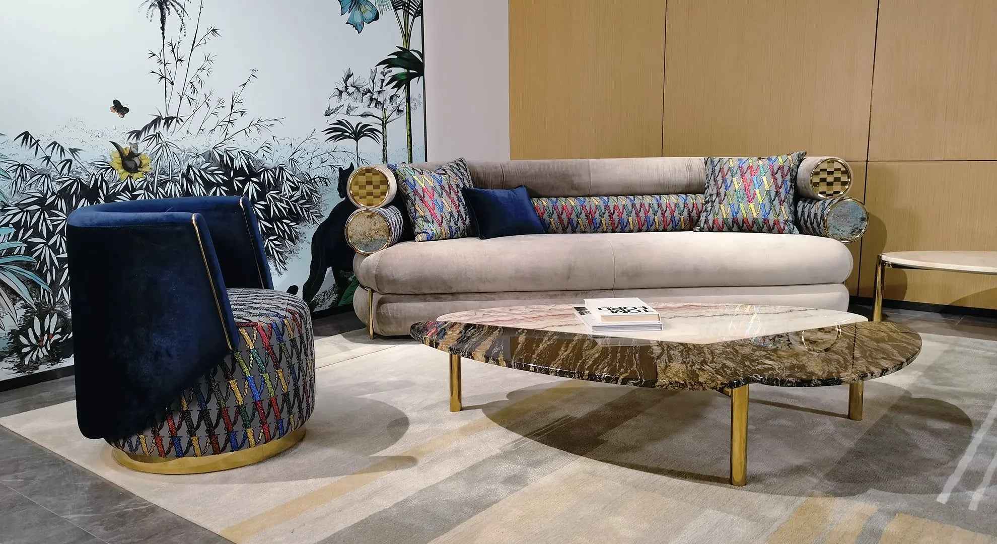 Modern creative design sofa high-end quality living room sofa WH310SF3B Three-seat sofa type B