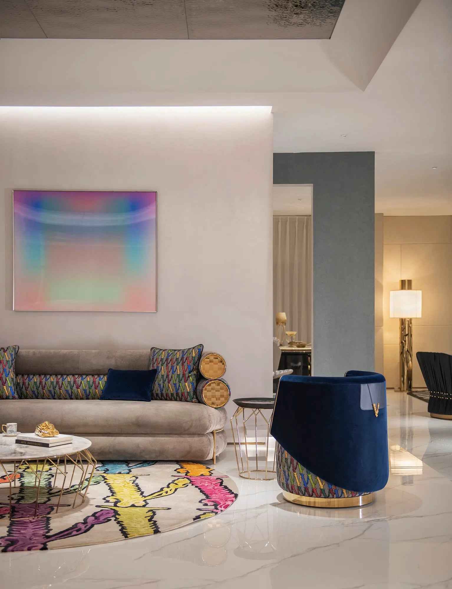 Modern creative design sofa high-end quality living room sofa WH310SF3B Three-seat sofa type B