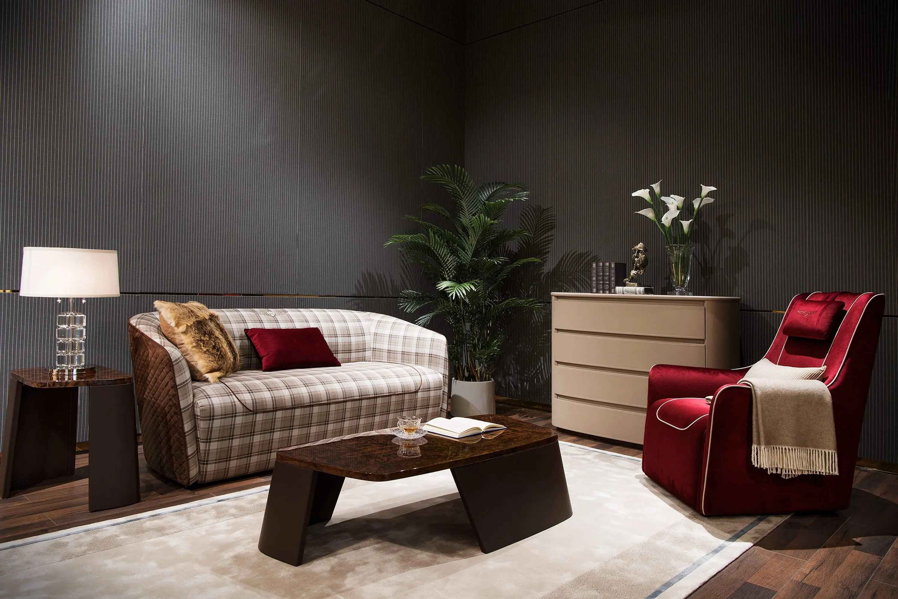 Modern luxury walnut veneer coffee table W001H3 Bentley style Kew Coffee Table Tea table Coner table