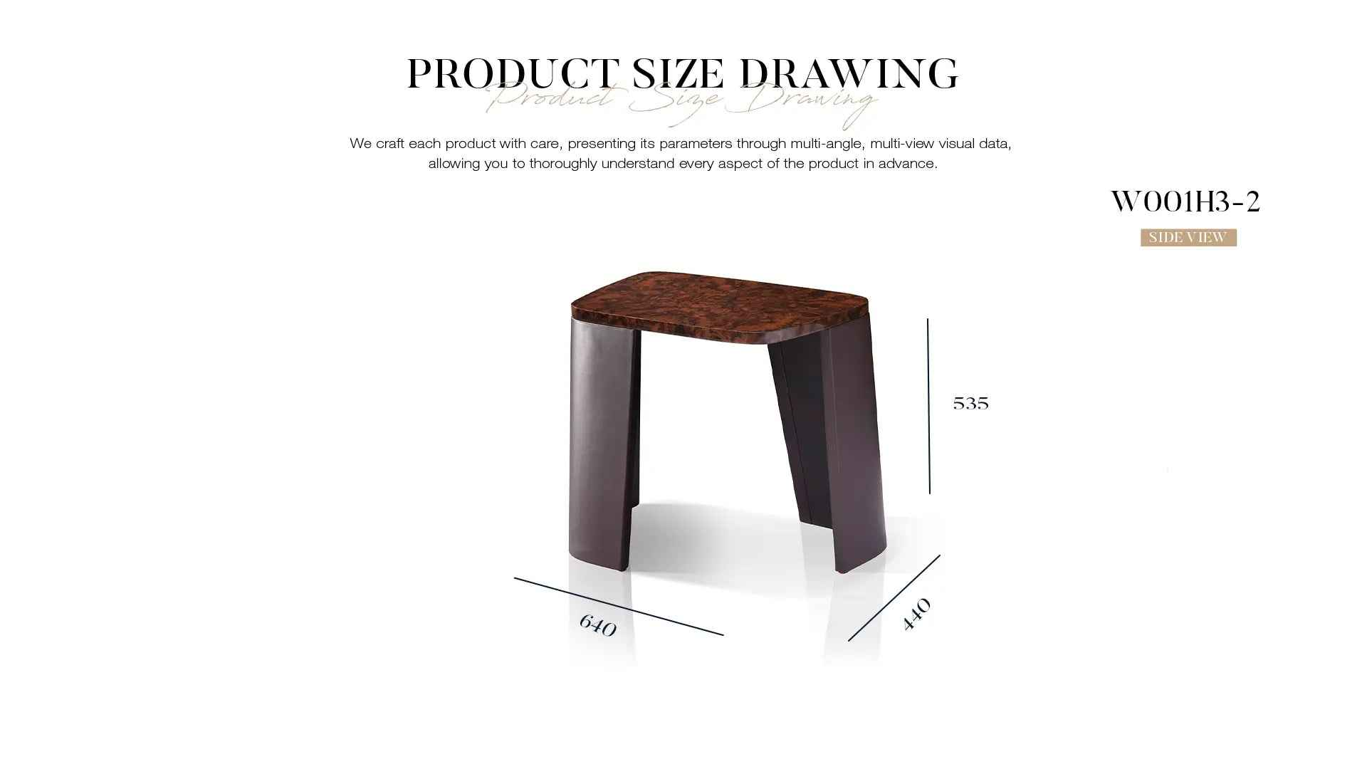 Modern luxury walnut veneer coffee table W001H3 Bentley style Kew Coffee Table Tea table Coner table