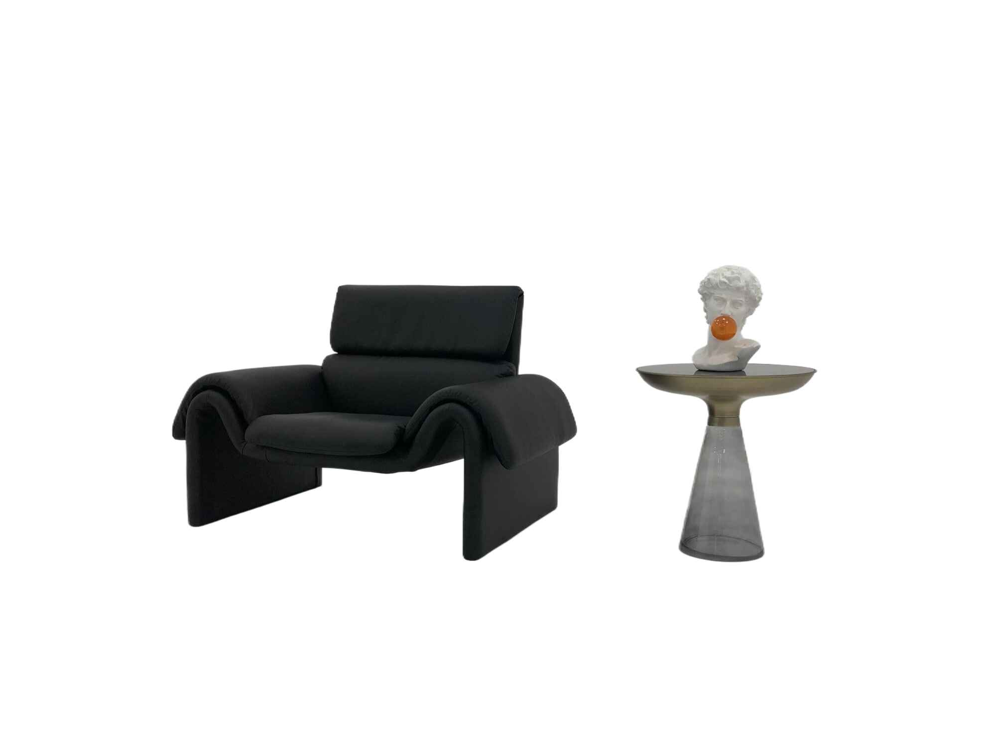 SF-349 Black Sofa Stylish