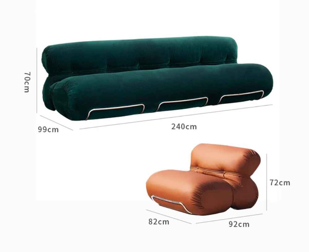 SF-396 Modern Simple Multi-Person Sofa