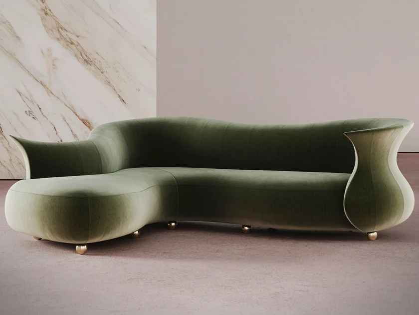 SF-410 Multi-Person Sofa Guifei Shaped Bent Lounge Sofa