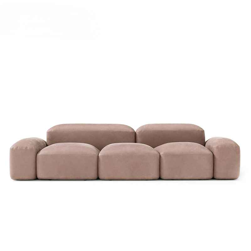 SF-468 Creative Pebbles Combination Multi-Person Fabric Sofa