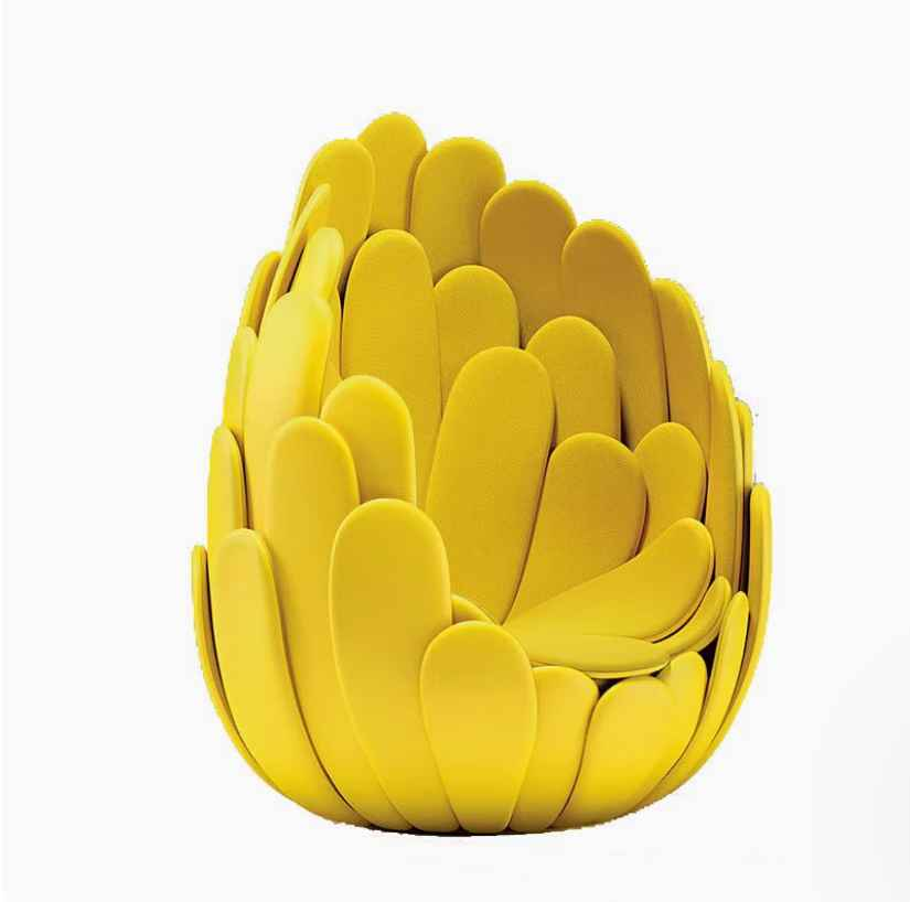 SF-482 Petal Chair Italian Creative Shaped Sofa Single Sofa Chair