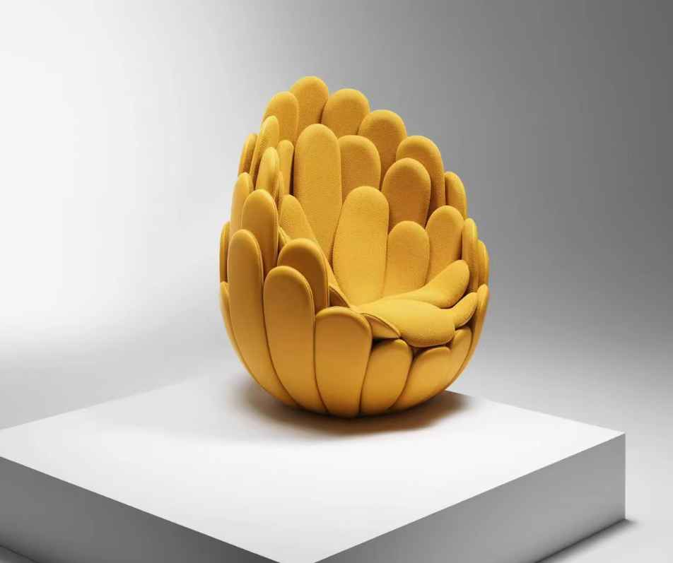 SF-482 Petal Chair Italian Creative Shaped Sofa Single Sofa Chair