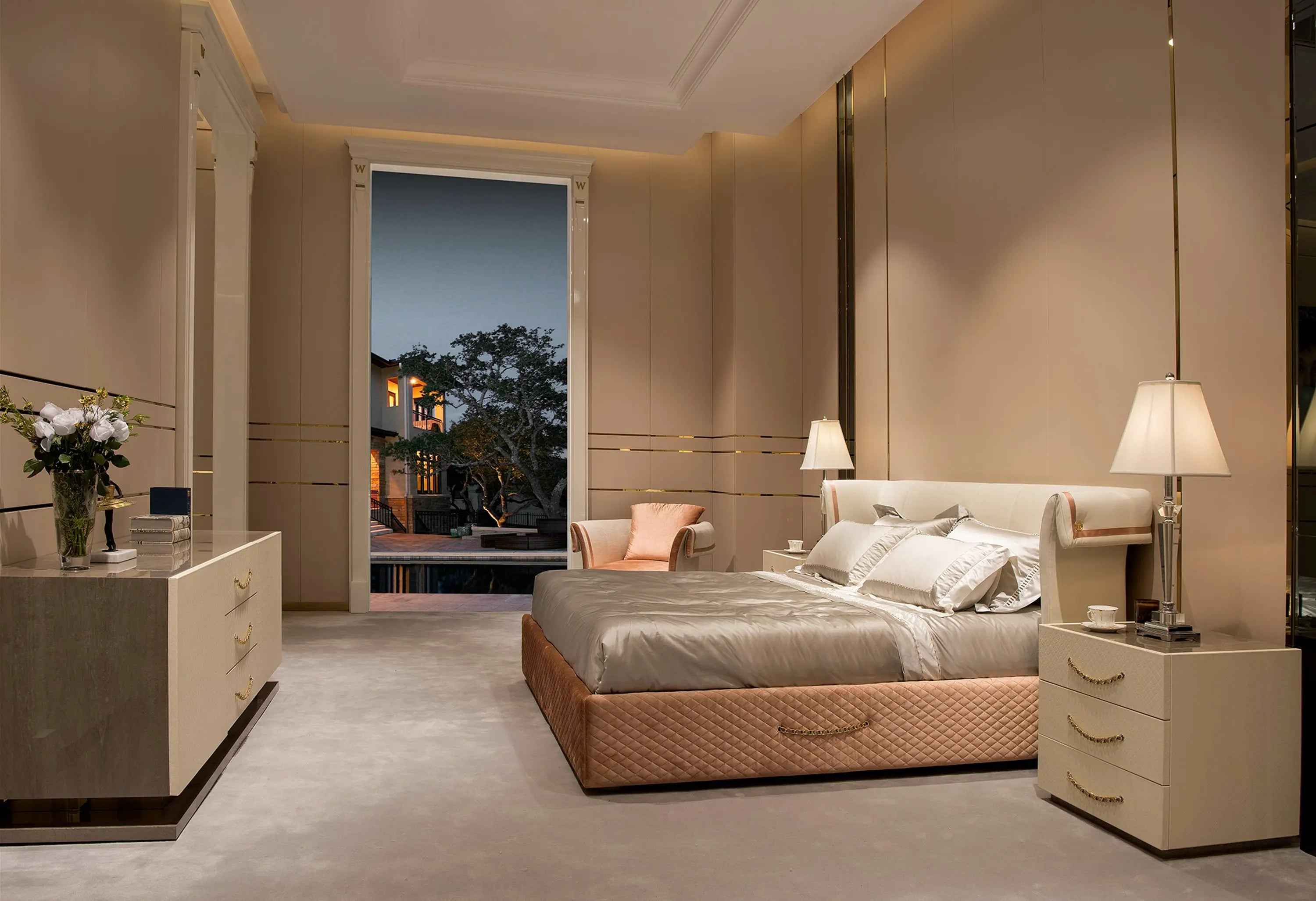 Simple Design Modern Living Room White Leather TV Stand W005H12A Colombostile style TV stand,TV cabinet,sideboard