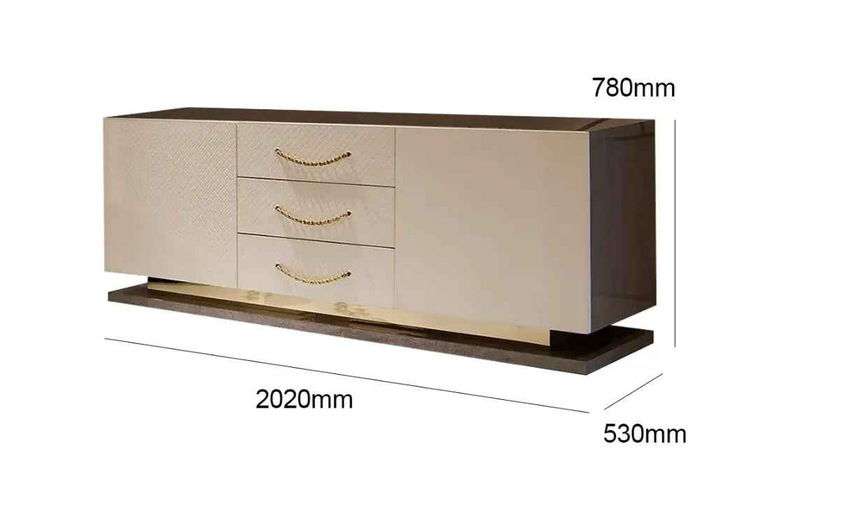 Simple Design Modern Living Room White Leather TV Stand W005H12A Colombostile style TV stand,TV cabinet,sideboard