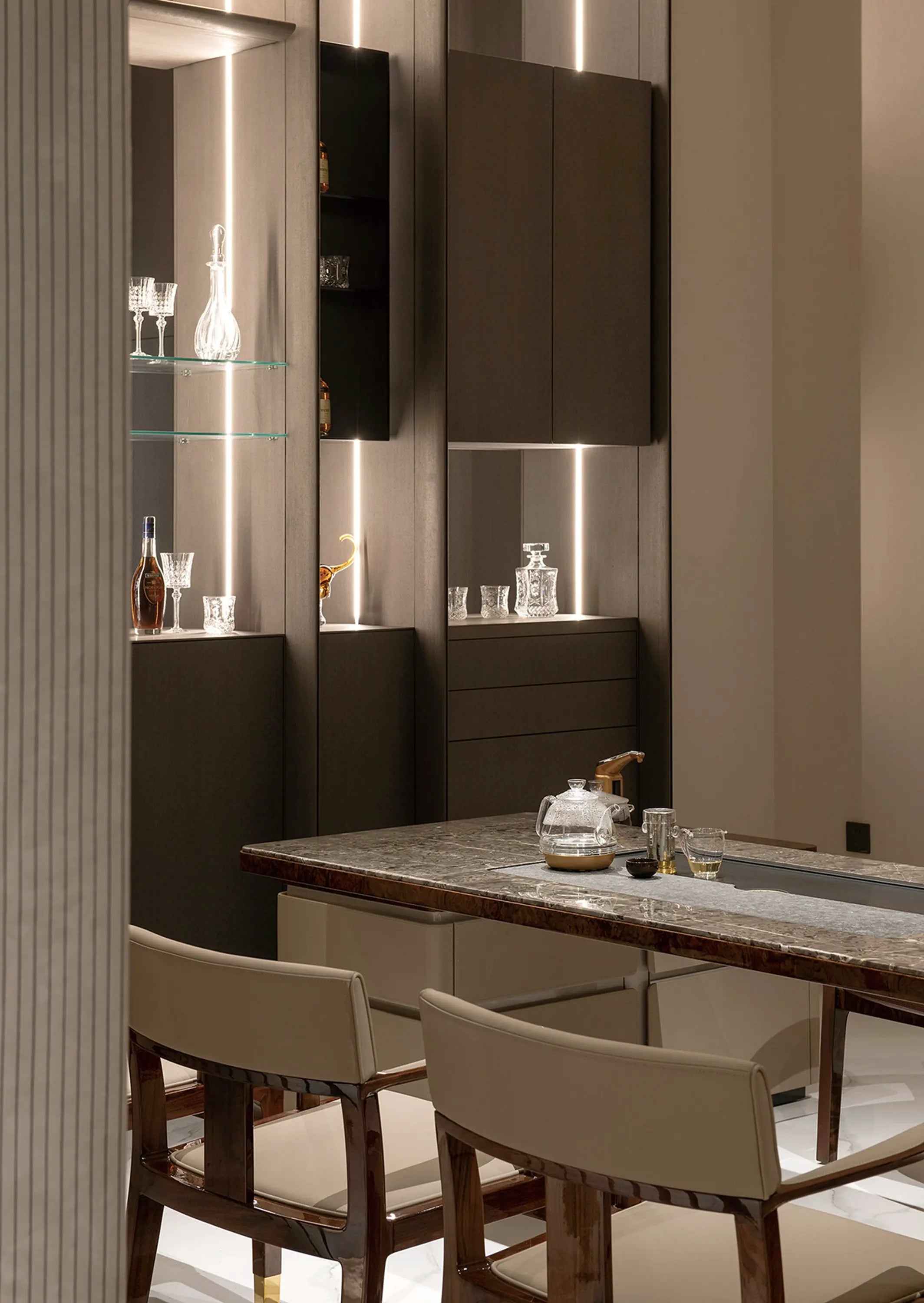 Sleek Grey Marble Coffee Table with Stunning Stone Top Bentley W016H32 Coffee Table Tea table Coner table