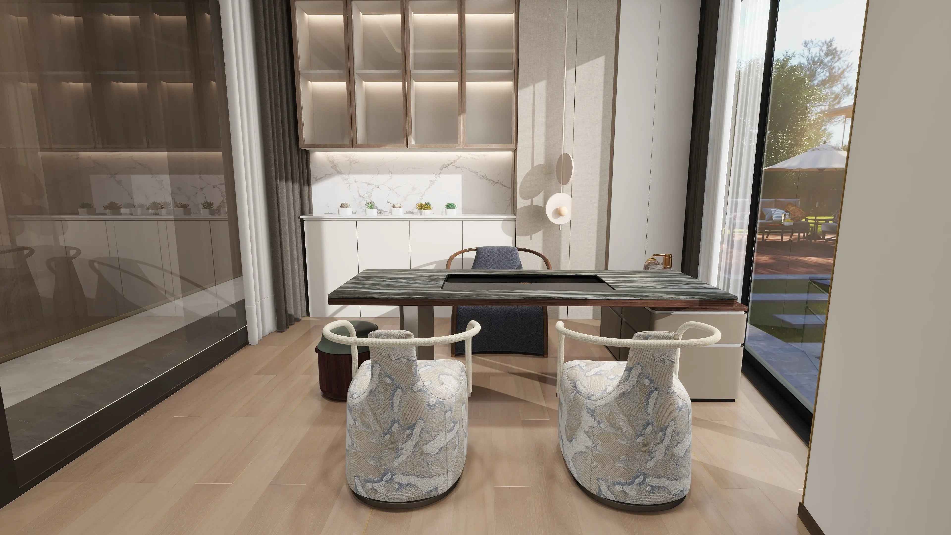 Sleek Grey Marble Coffee Table with Stunning Stone Top Bentley W016H32 Coffee Table Tea table Coner table