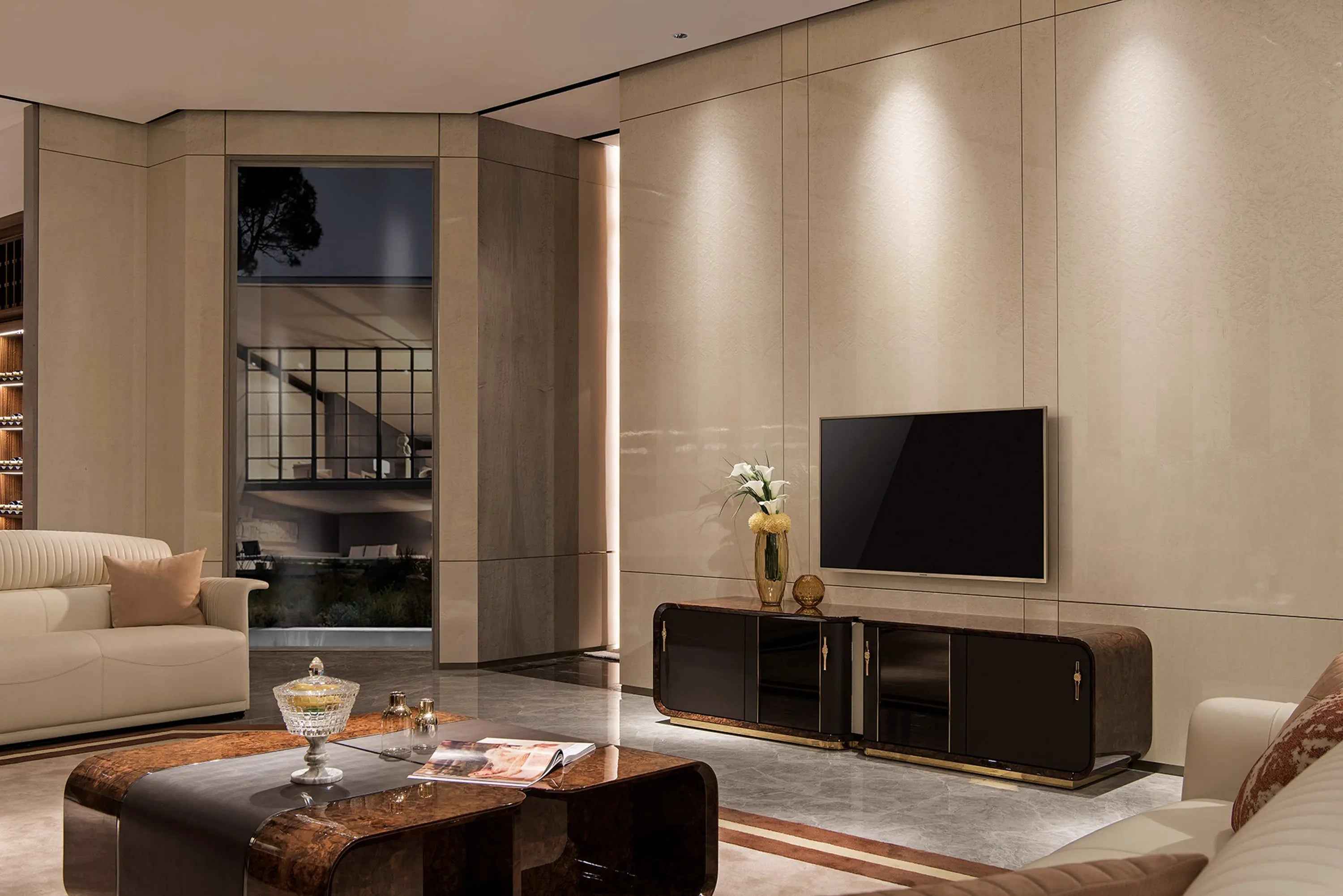 Sleek and Modern TV Cabinet - Enhance Your Entertainment Space W021H12 Turri style Madison TV Cabinet