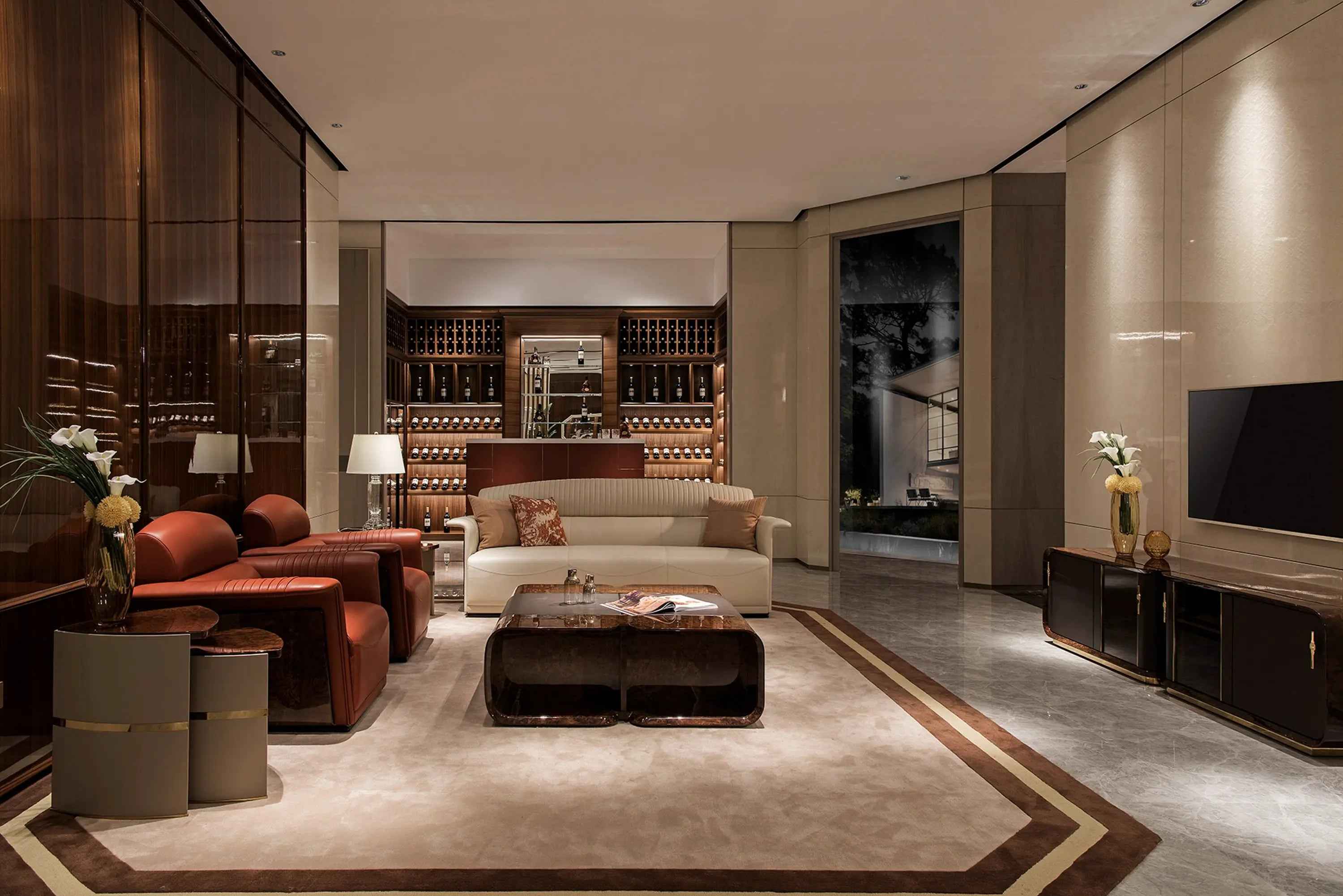 Sleek and Modern TV Cabinet - Enhance Your Entertainment Space W021H12 Turri style Madison TV Cabinet