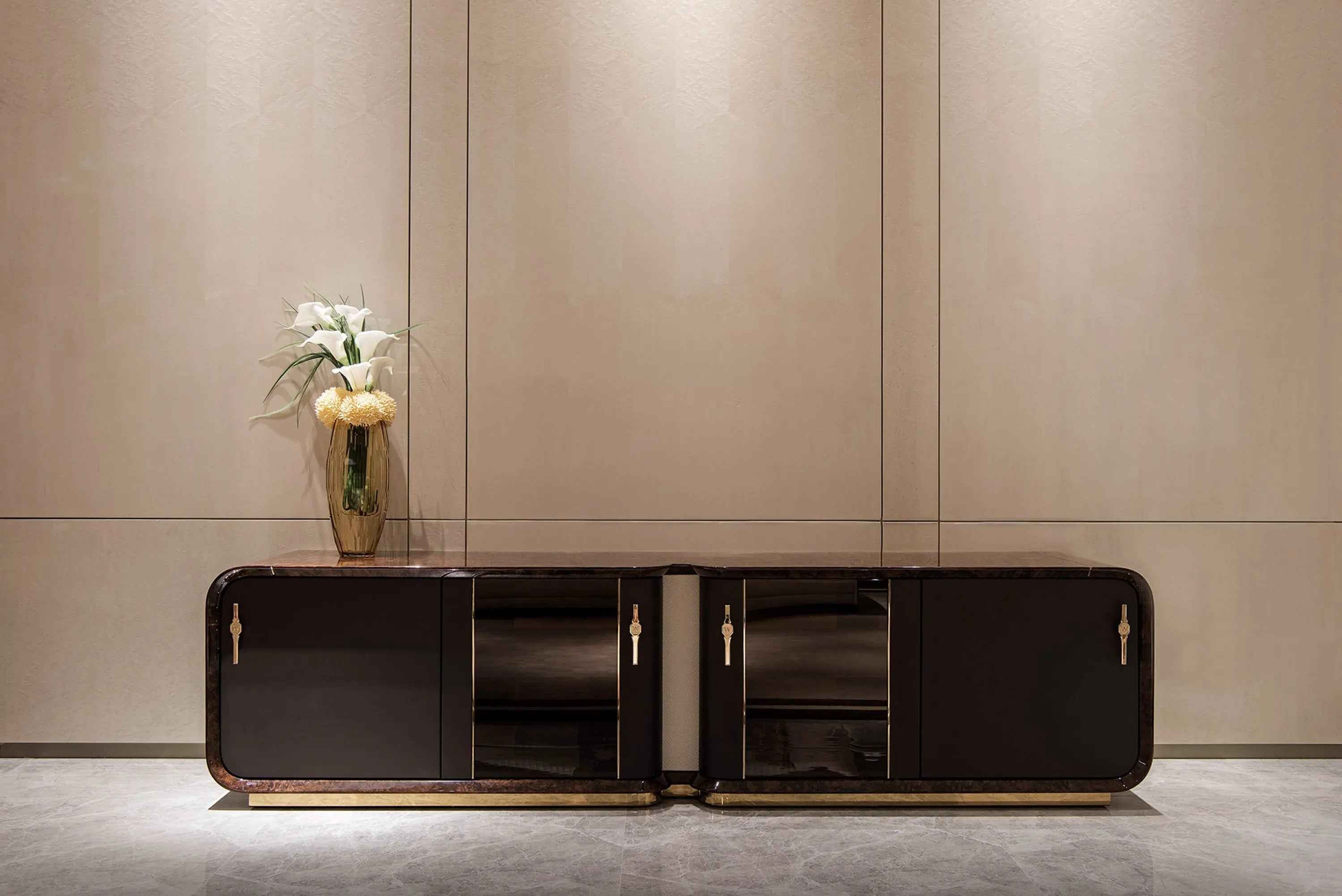 Sleek and Modern TV Cabinet - Enhance Your Entertainment Space W021H12 Turri style Madison TV Cabinet