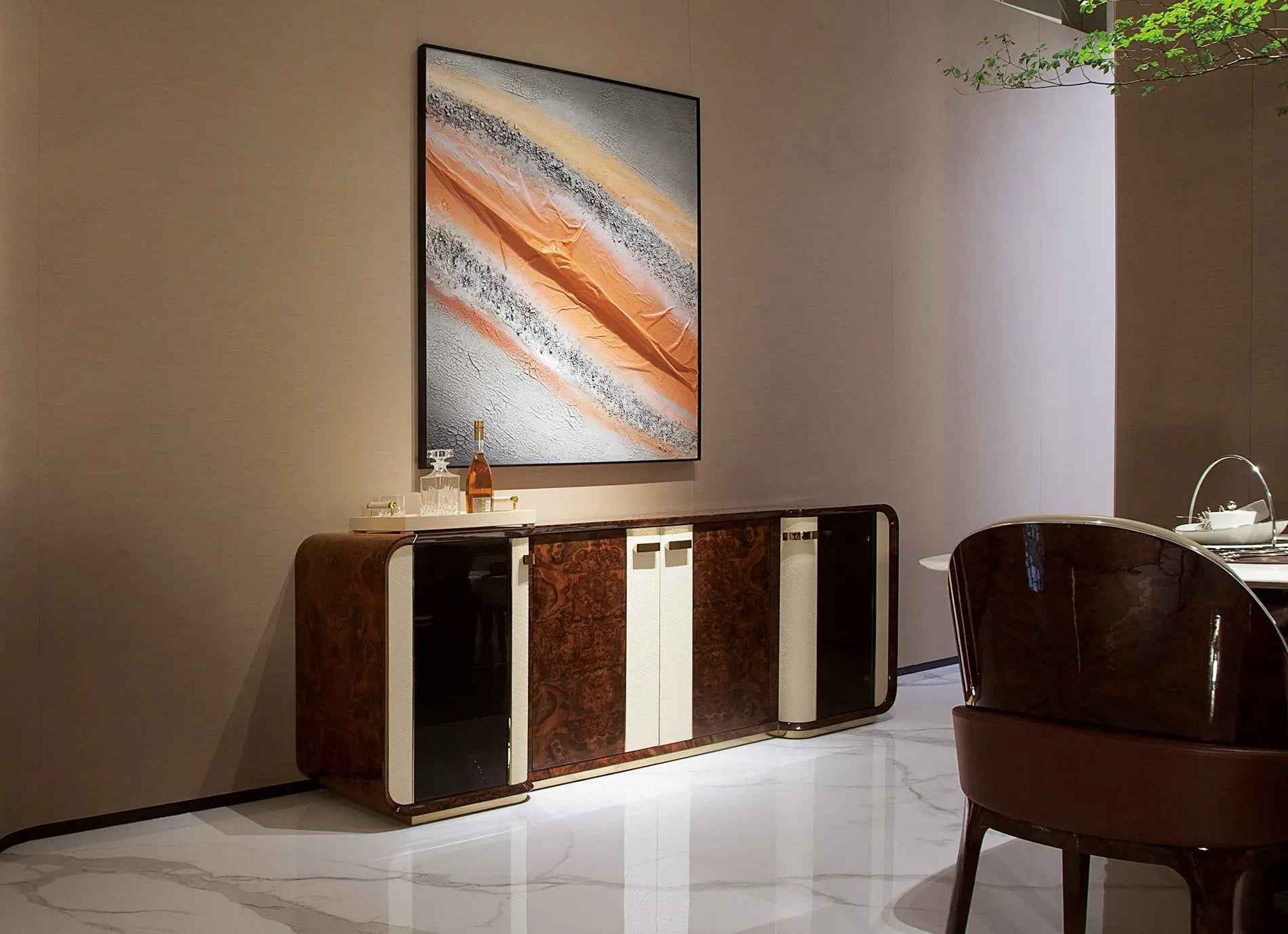 Sleek and Modern TV Cabinet - Enhance Your Entertainment Space W021H12 Turri style Madison TV Cabinet
