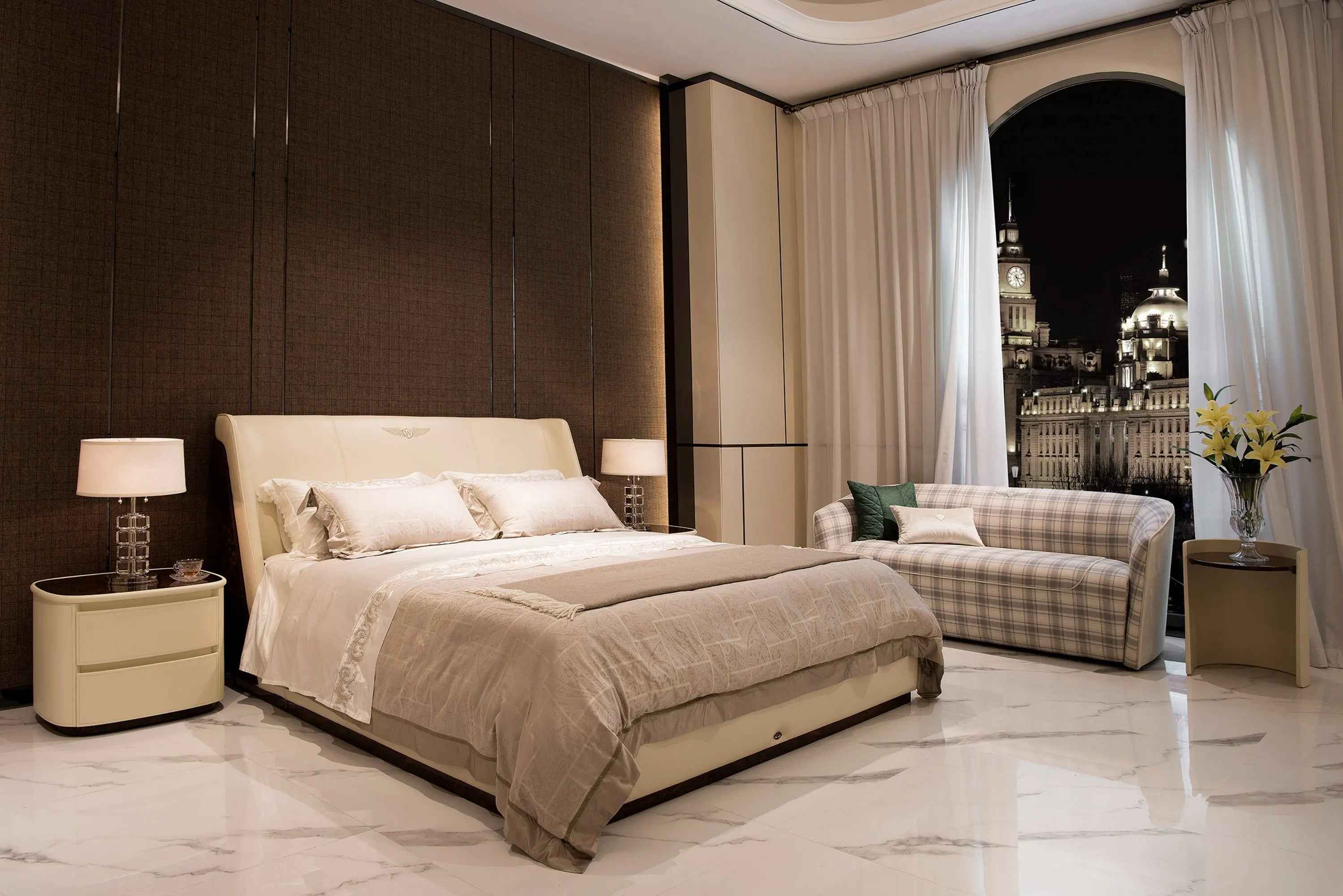 Sleep Tight in Style: Upgrade Your Bedroom with Our Modern Bed W001B10 Bentley style Richmond Bed