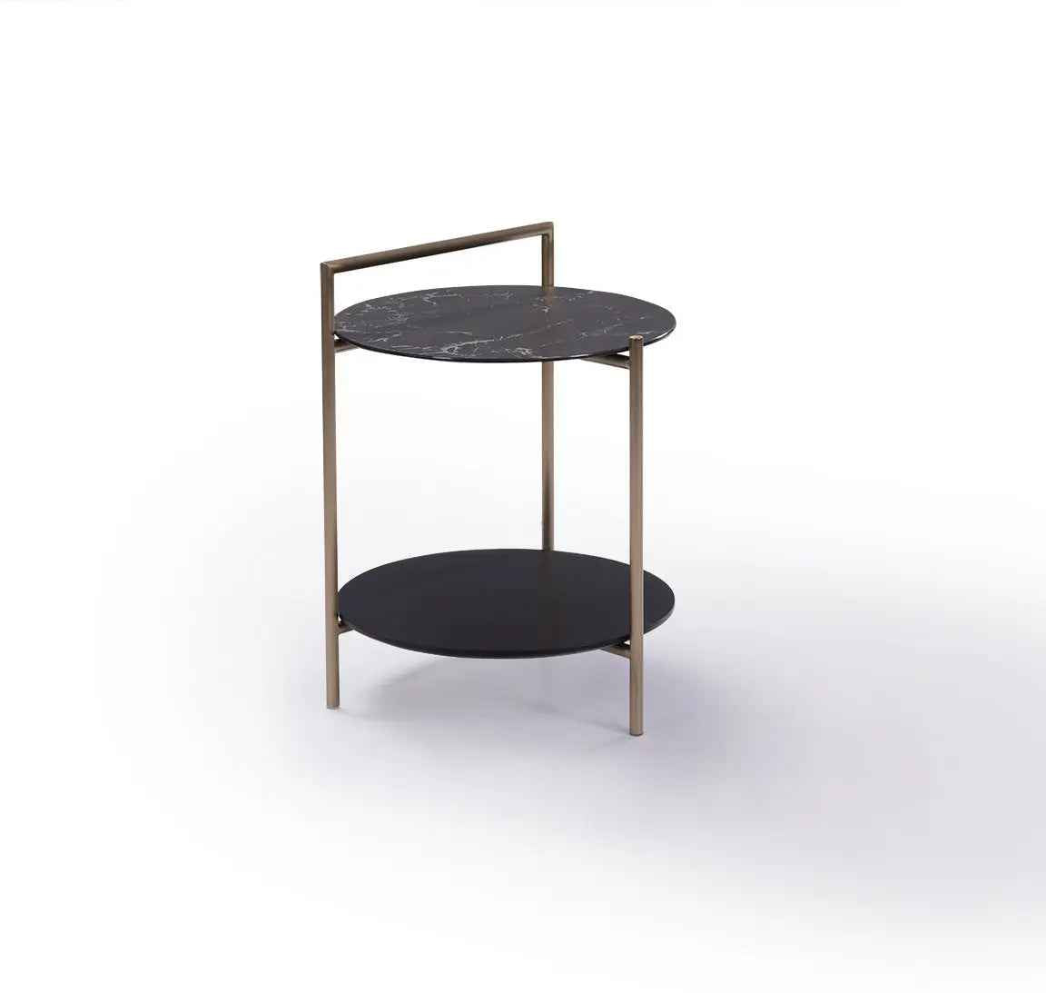 Stainless Steel Glass Plate Round HC1919-1 Coffee Table