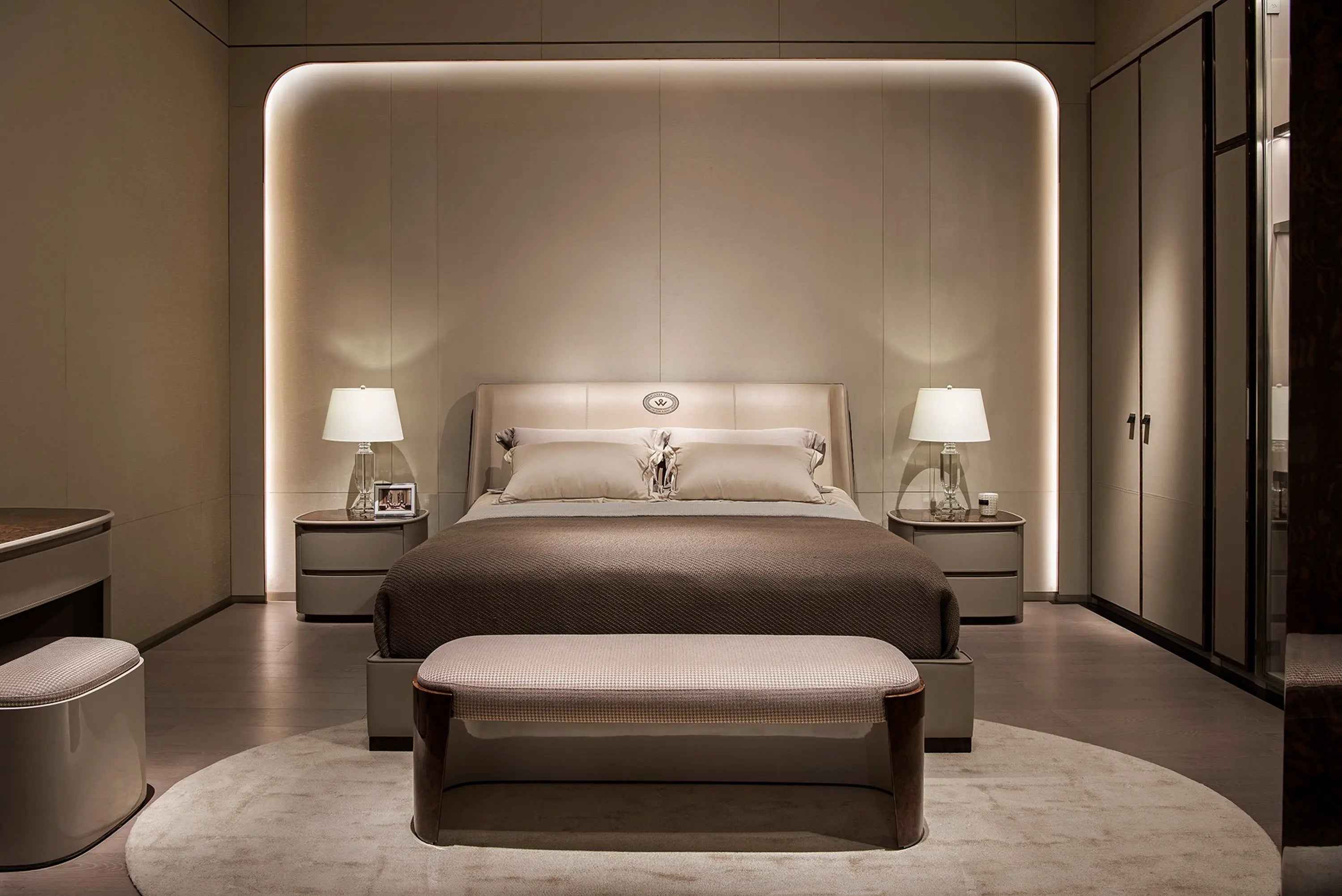 Stylish and Functional Bedside Table for Modern Living Spaces W001B11 Bentley style Harold Bedside Table