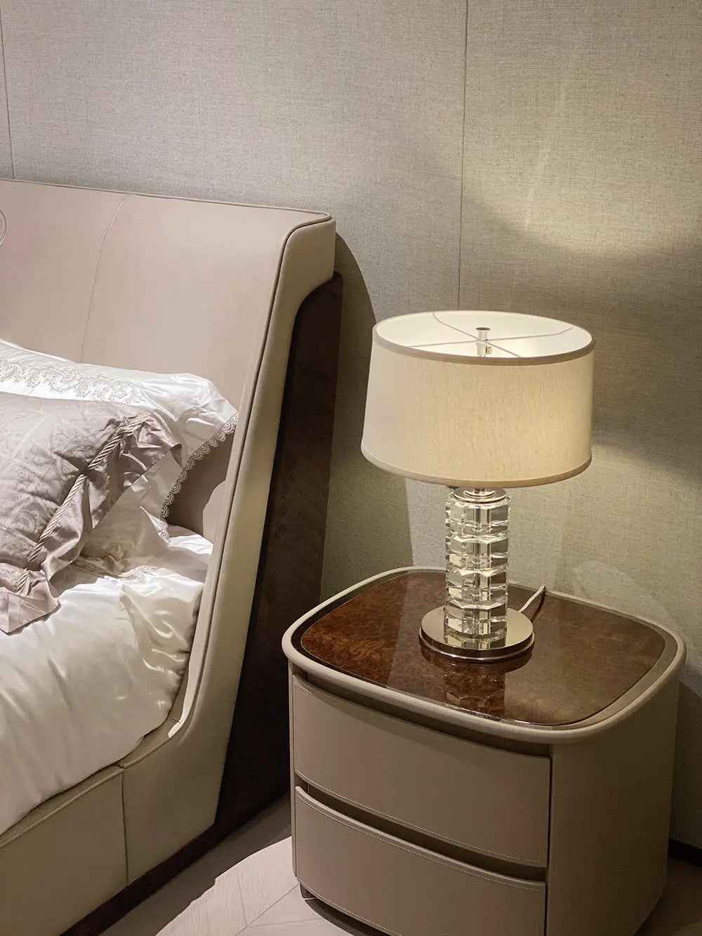 Stylish and Functional Bedside Table for Modern Living Spaces W001B11 Bentley style Harold Bedside Table