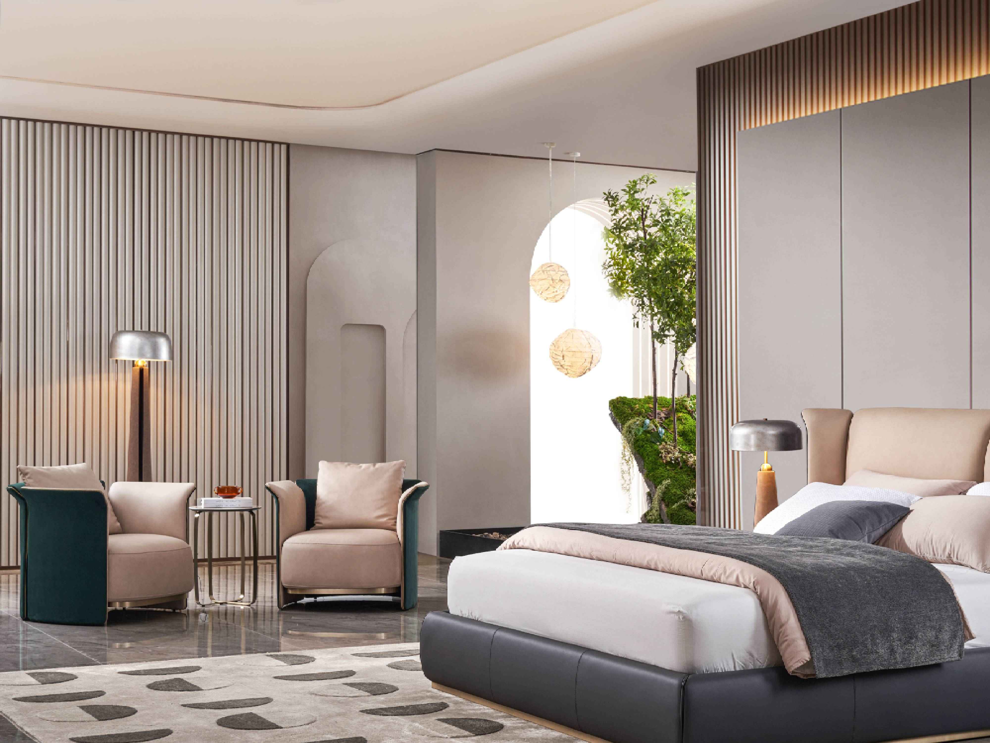 Italian Modern Minimalist Style Leather Lounge Chair VE5-2105 – Bentley Style Ramsey Lounge Chair, Dining Chair, Single Seat Sofa