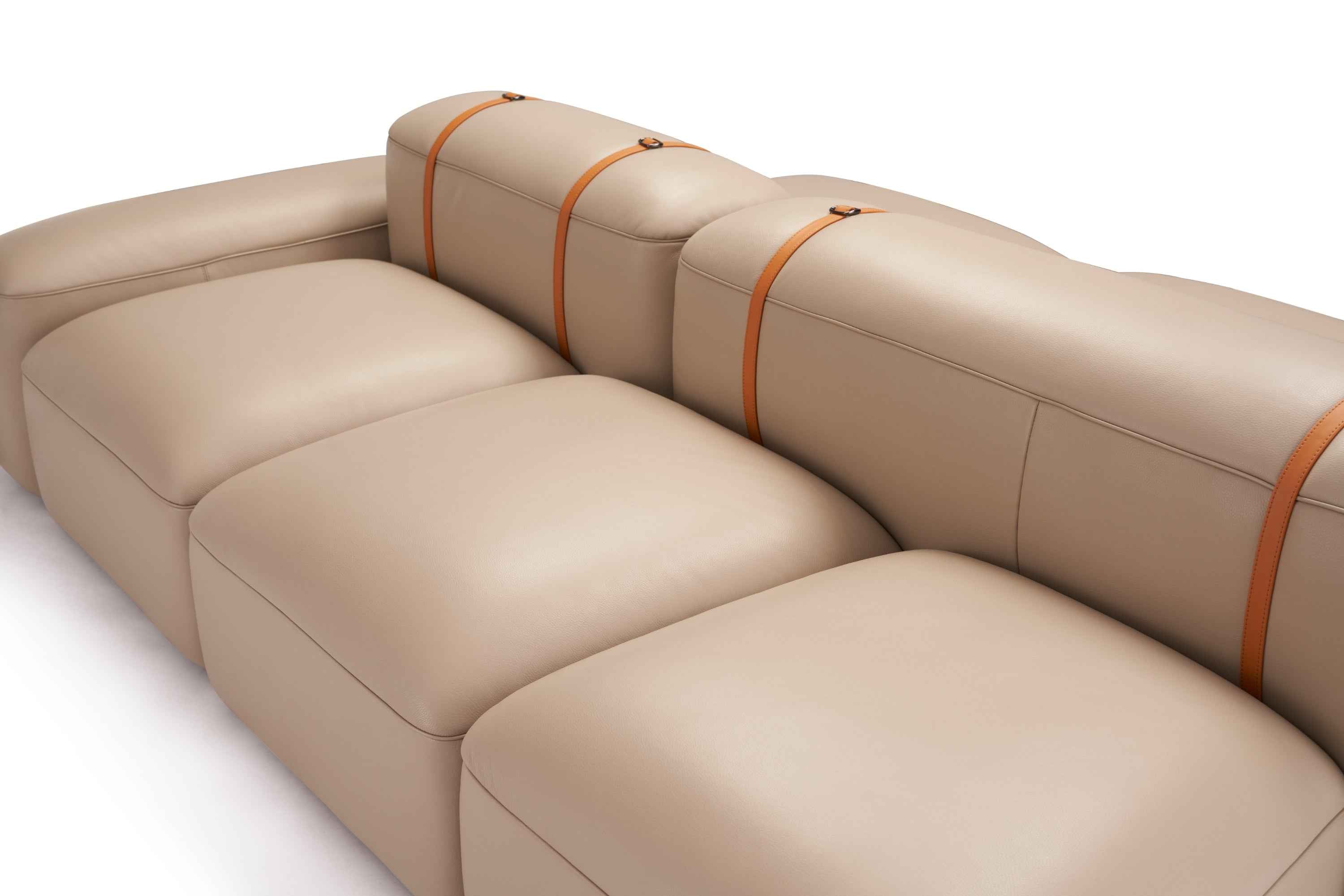 Minimalist Pebble Velvet VJ2-2322 Sofa