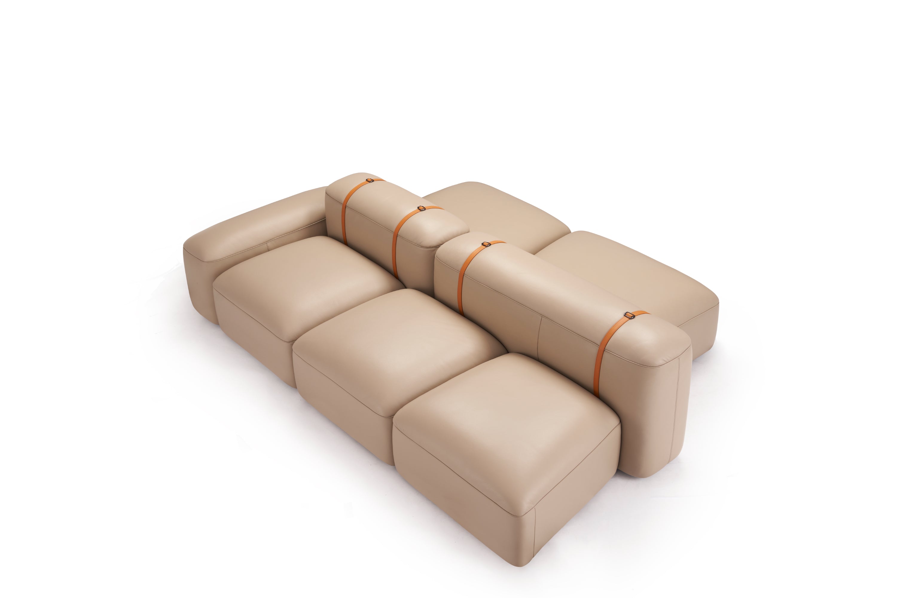 Minimalist Pebble Velvet VJ2-2322 Sofa VV