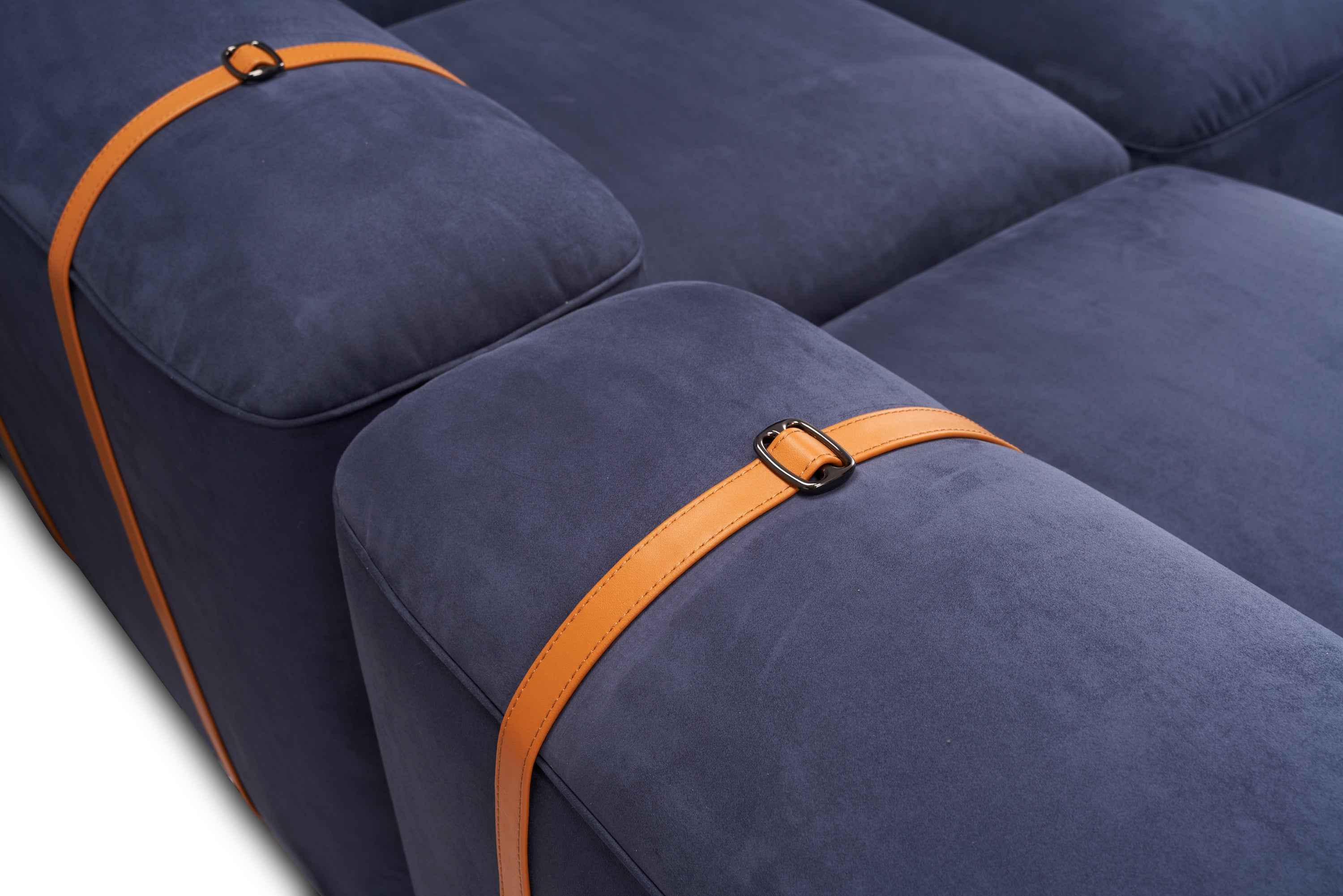 Minimalist Pebble Velvet VJ2-2322 Sofa