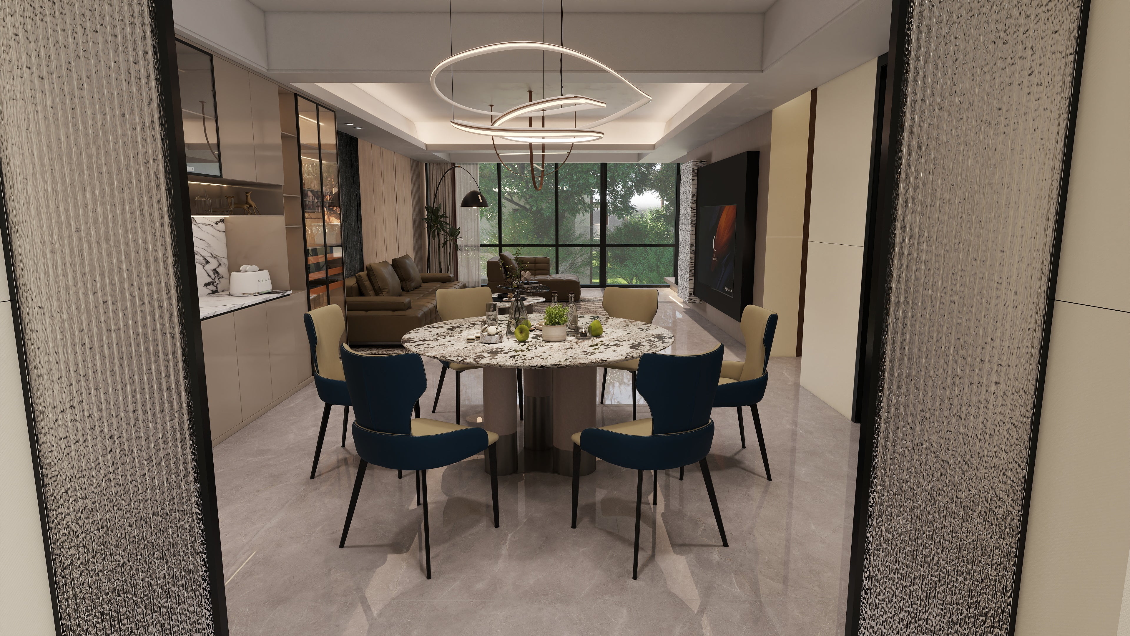 HA-2339-5 Dining Table - Chiuchiufurniture