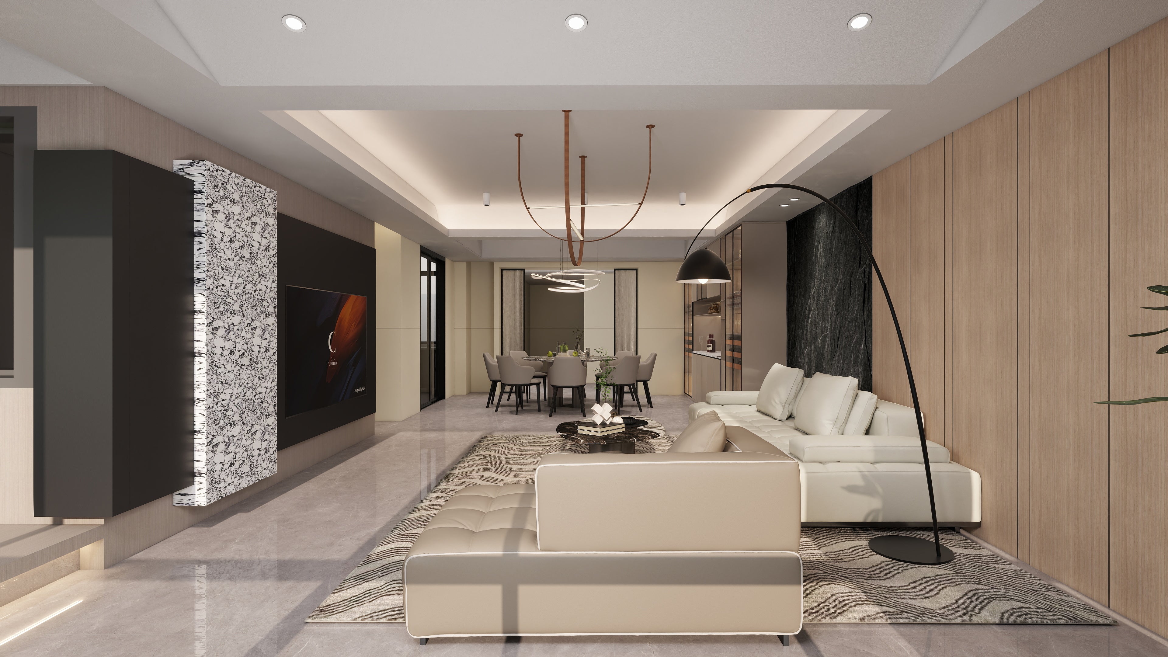 HA-2339-5 Dining Table - Chiuchiufurniture