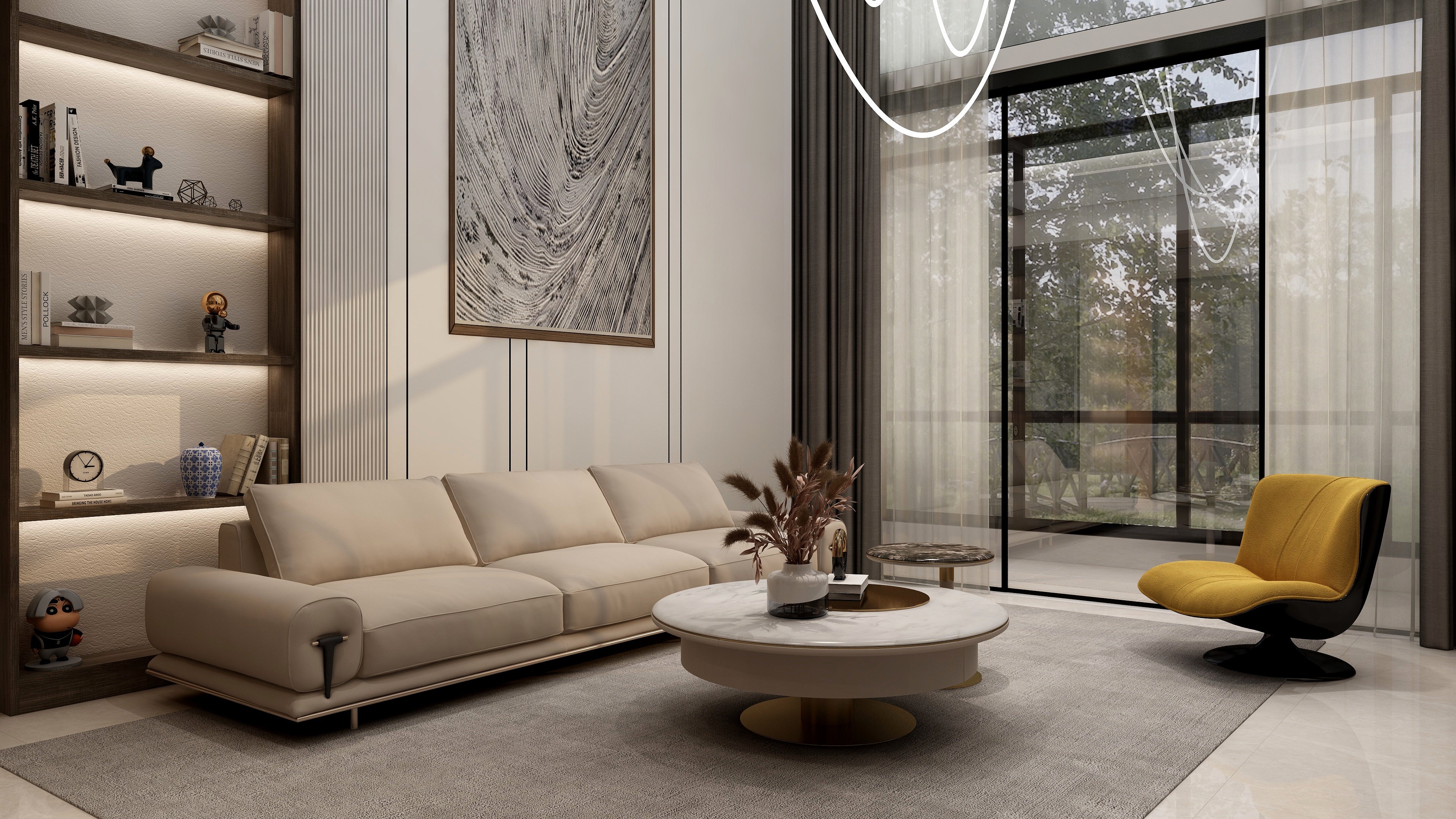 DC3-066-1 DC3-066-3 round table Coffee Table - Chiuchiufurniture