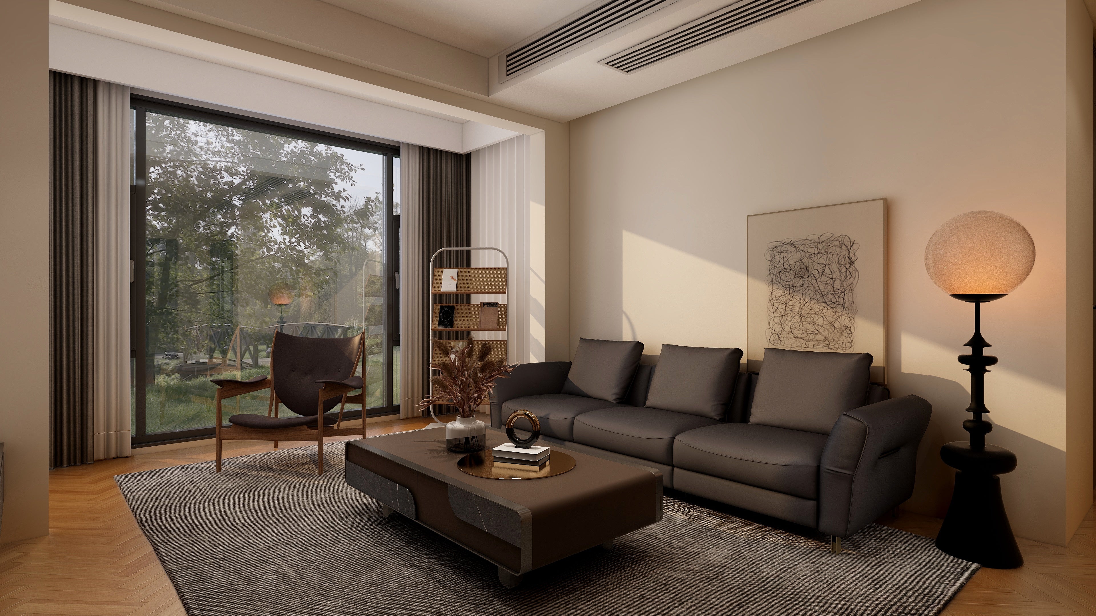 VJ5-2262 Four-seater sofa Three-seater sofa - Chiuchiufurniture