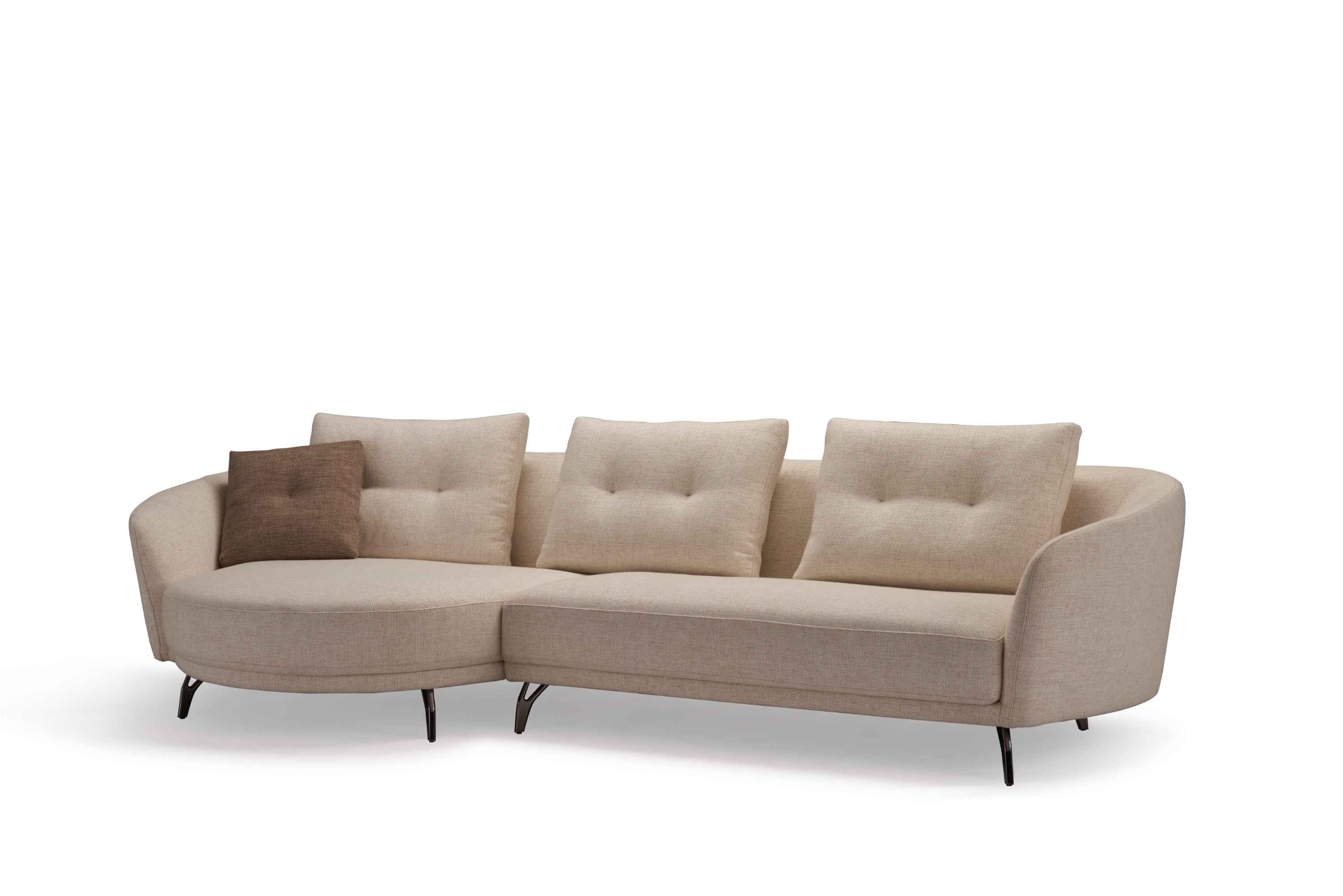 The Minimalist Natural Curve VJ5-2305 Sofa