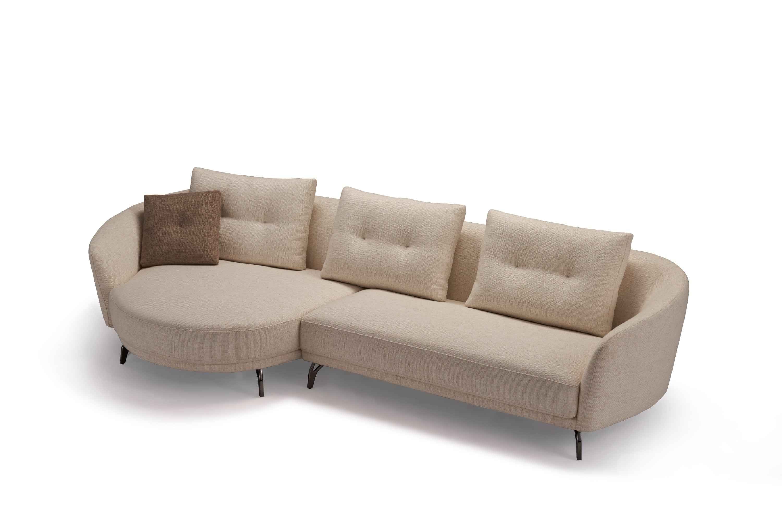 The Minimalist Natural Curve VJ5-2305 Sofa