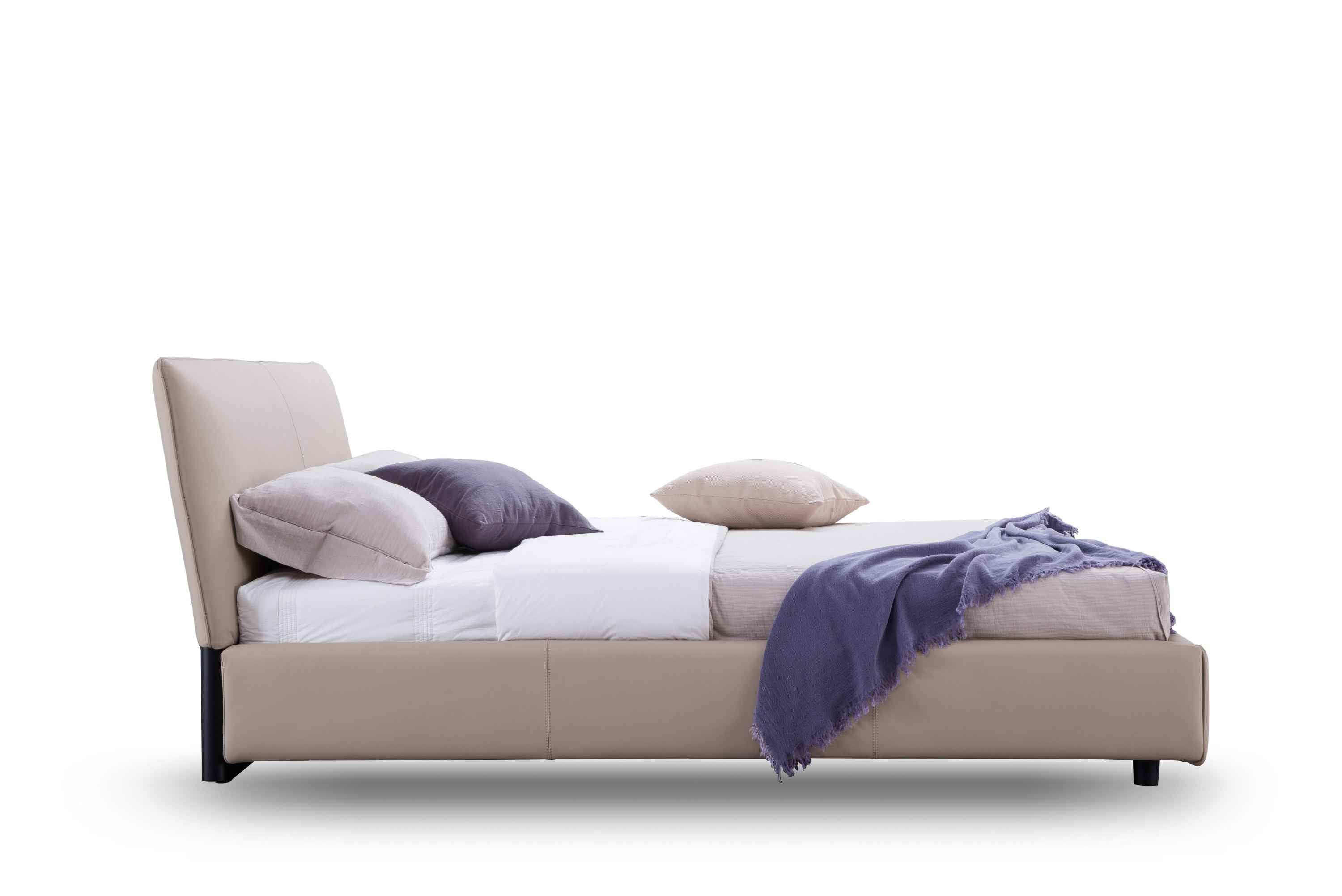 Minimalist Beige Leather KB-VVCASA-BED-VX1-1803-1 Bed