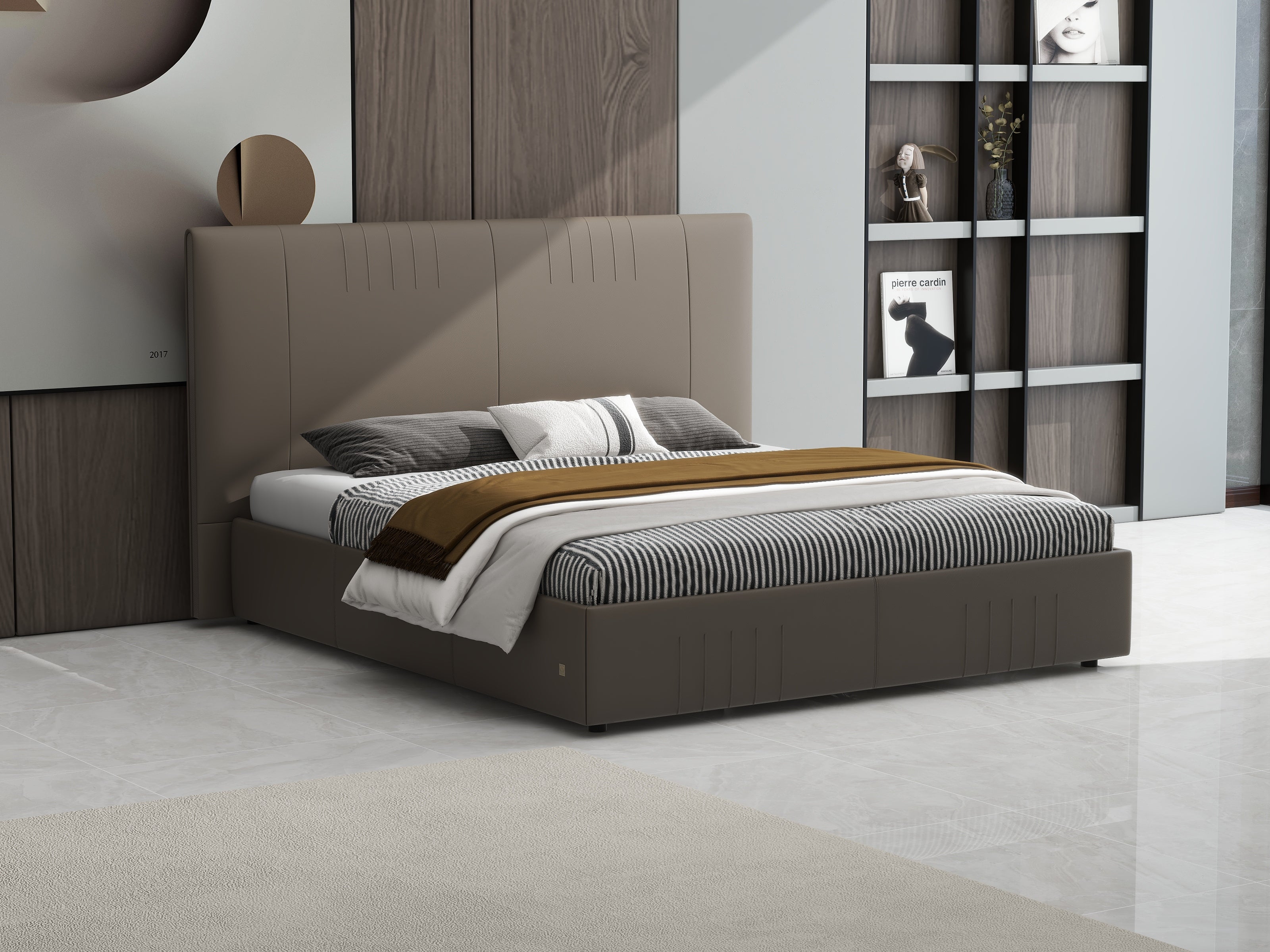 VX1-2350-1 Bed Modern minimalist style - Chiuchiufurniture