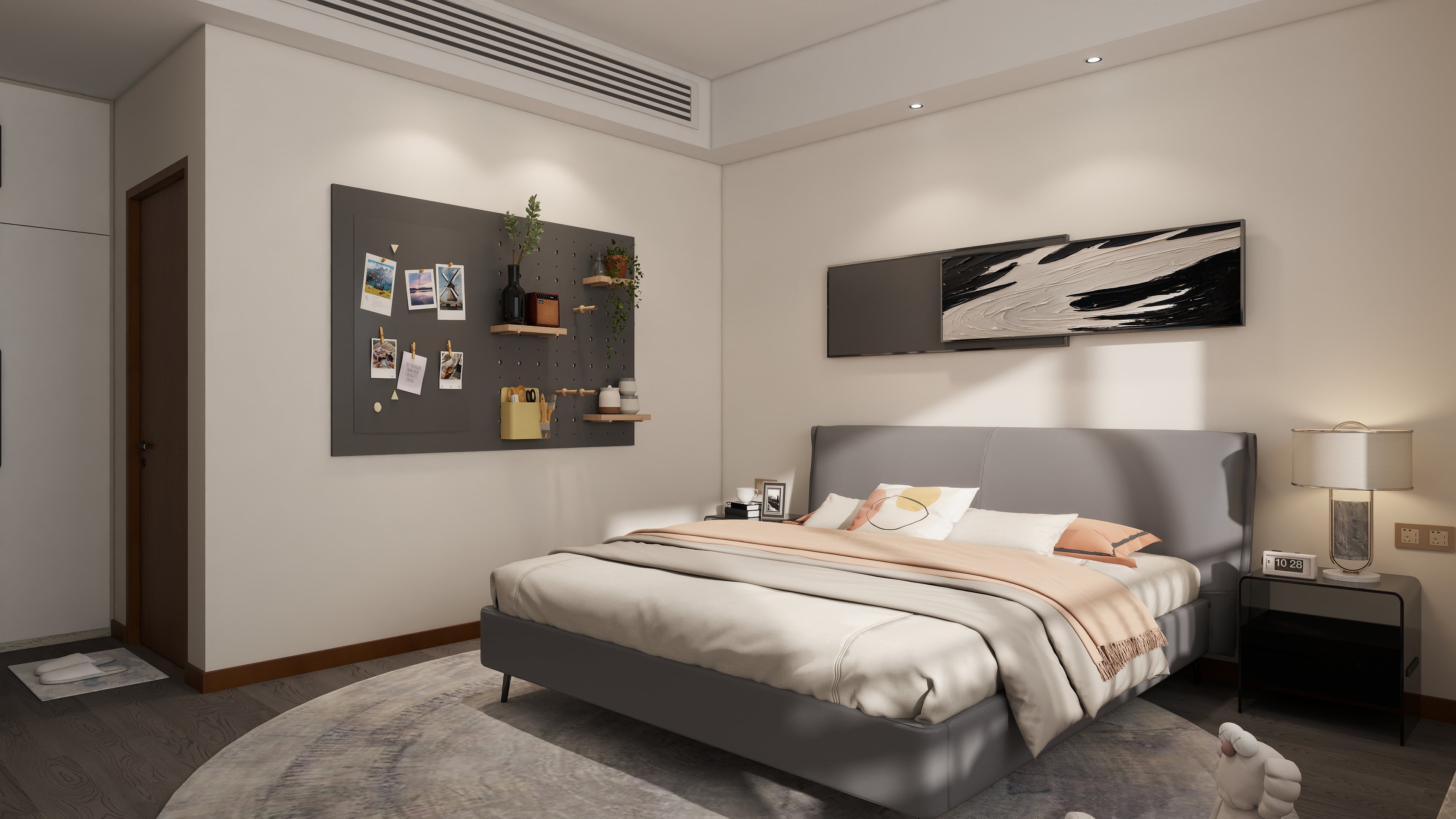 VX2-2327-1 Bed Modern minimalist style - Chiuchiufurniture